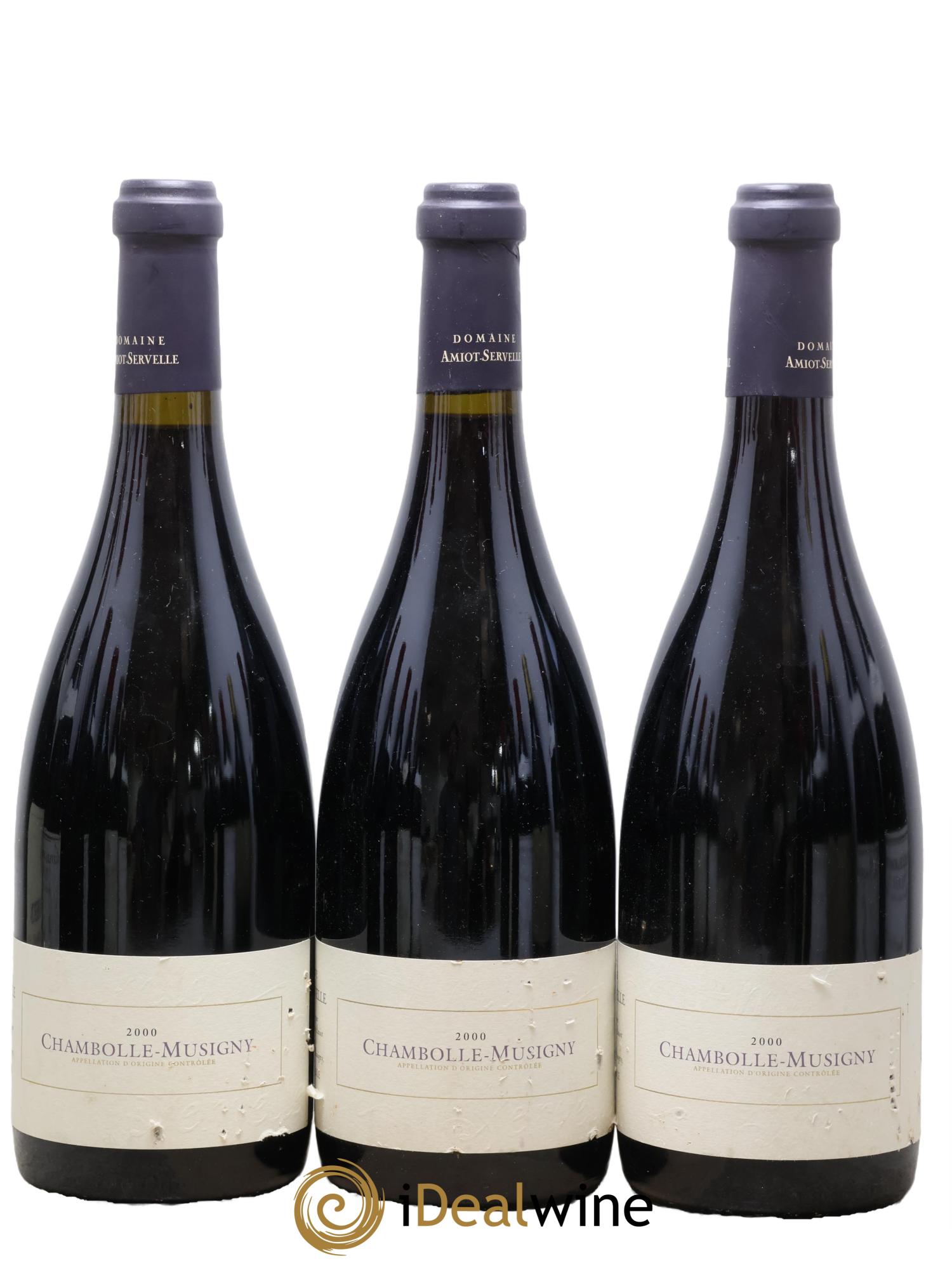 Chambolle-Musigny Amiot-Servelle 2000 - Lotto di 3 bottiglie - 0
