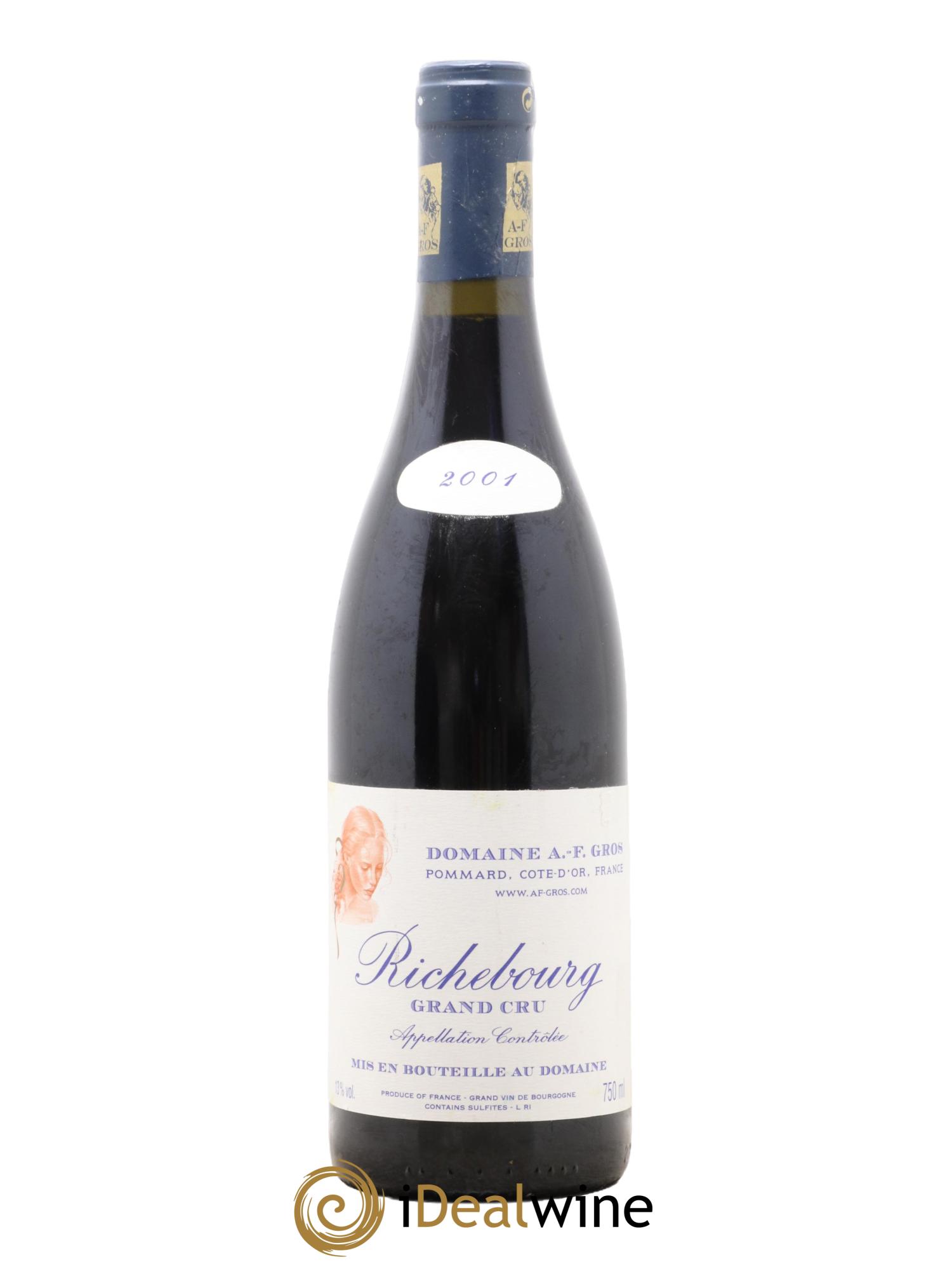 Richebourg Grand Cru A.-F. Gros 2001 - Posten von 1 Flasche - 0