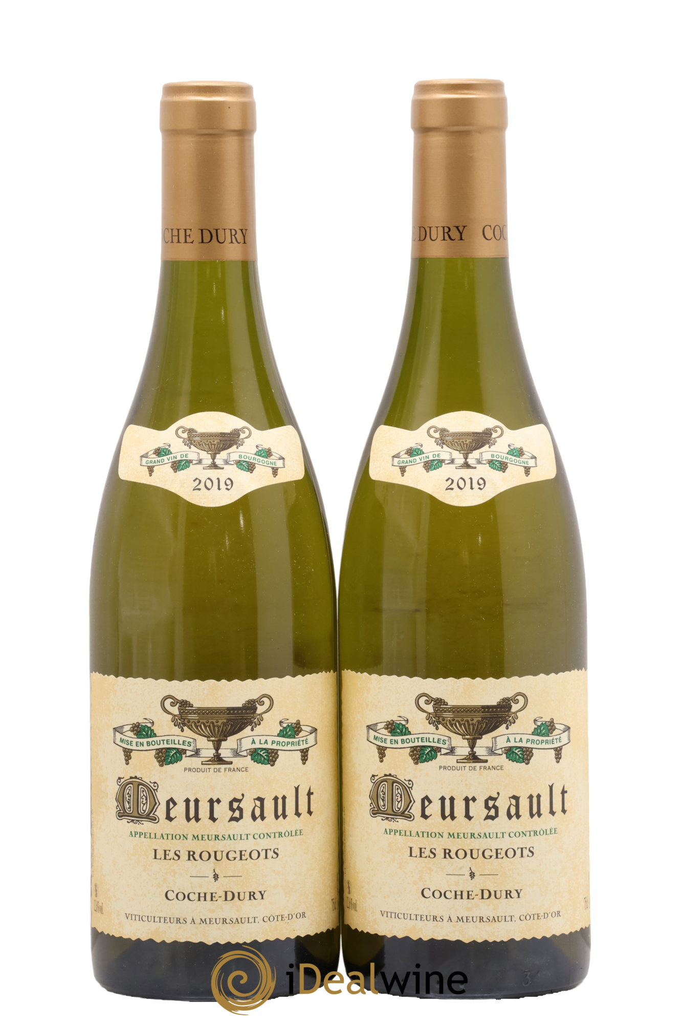 Meursault Les Rougeots Coche Dury (Domaine) 2019 - Lot de 2 bouteilles - 0