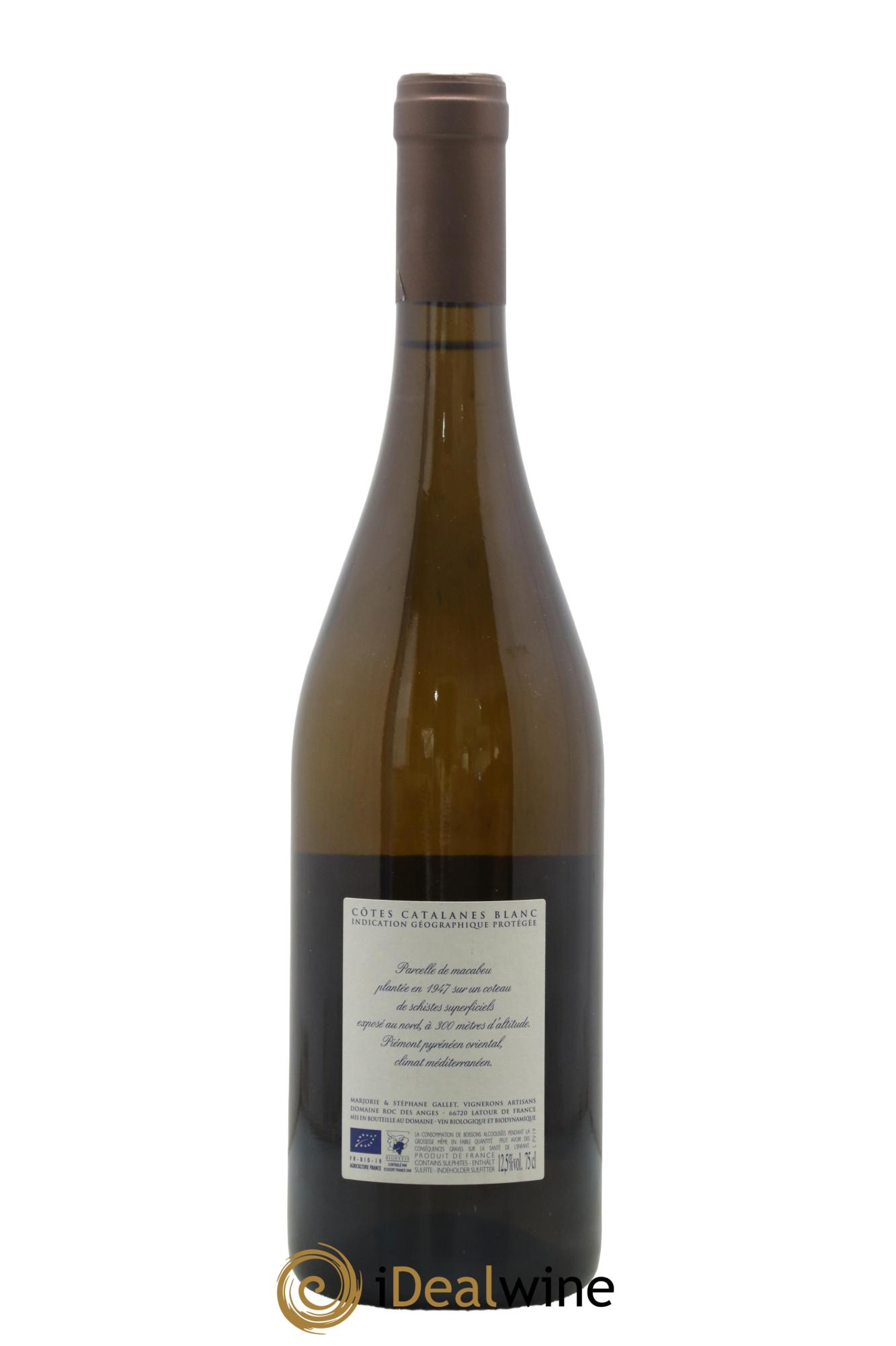 IGP Côtes Catalanes Roc des Anges Pi Vell Marjorie et Stéphane Gallet 2019 - Lot de 1 bouteille - 1