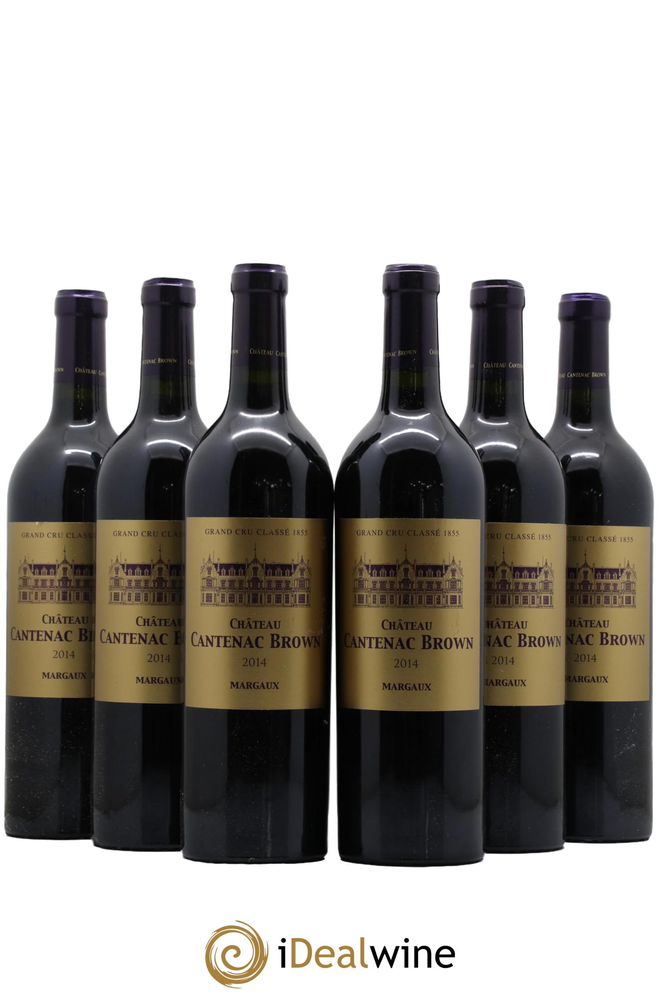 Château Cantenac Brown 3ème Grand Cru Classé 2014 - Lot de 6 bouteilles - 0