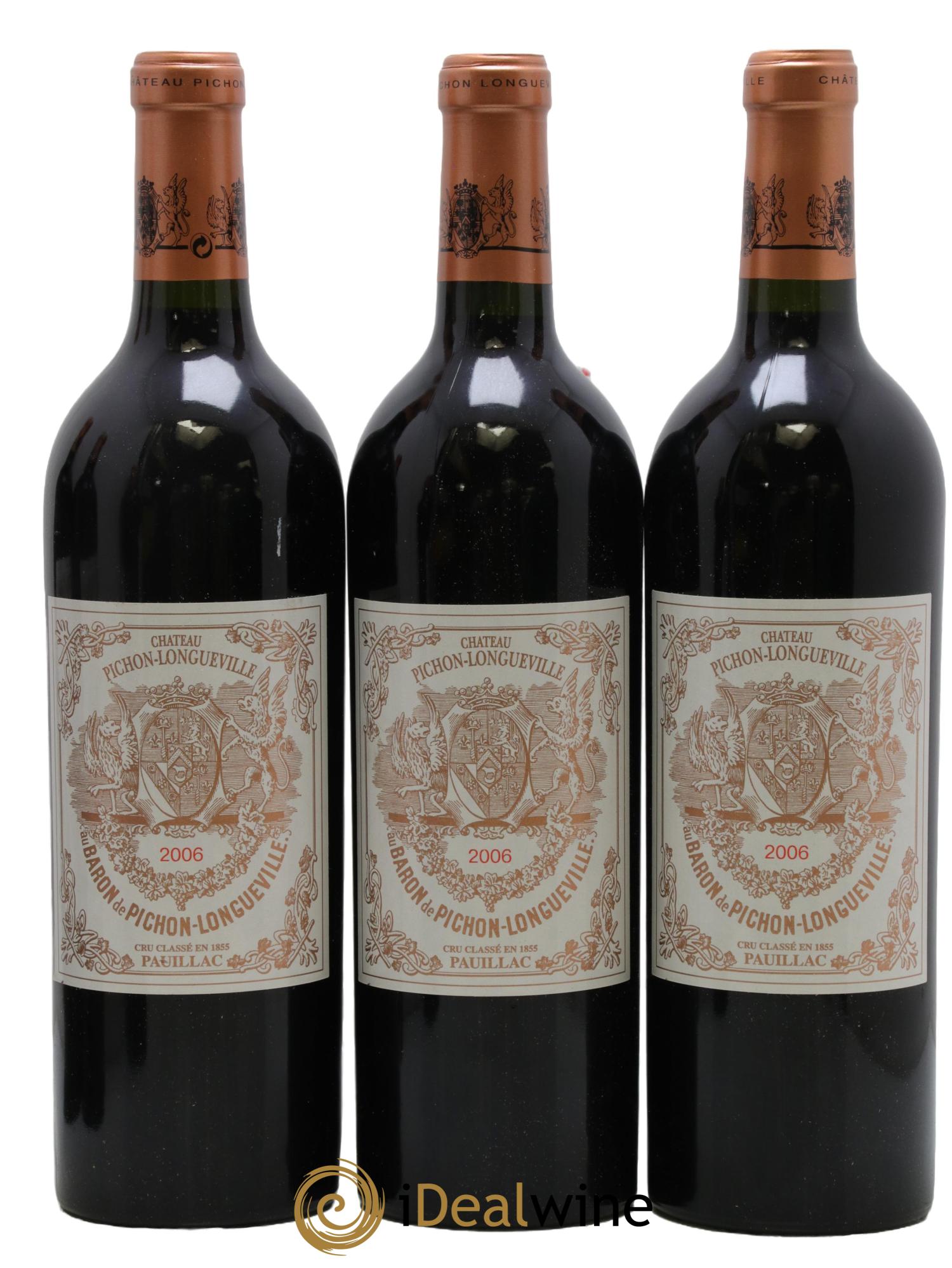 Pichon Longueville Baron 2ème Grand Cru Classé 2006 - Lot de 12 bouteilles - 1