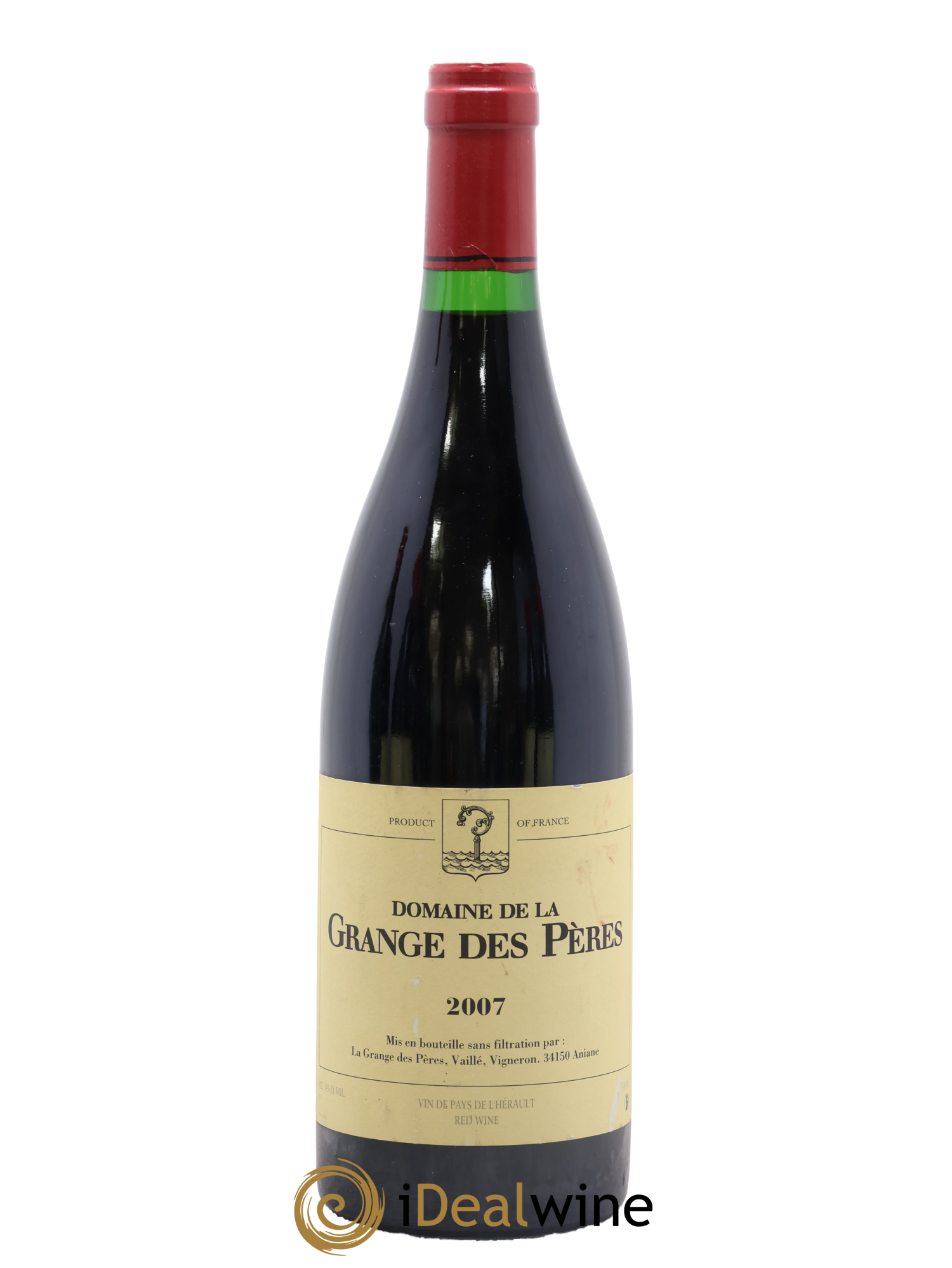Pays d'Hérault Grange des Pères Laurent Vaillé 2007 - Lot de 1 bouteille - 0