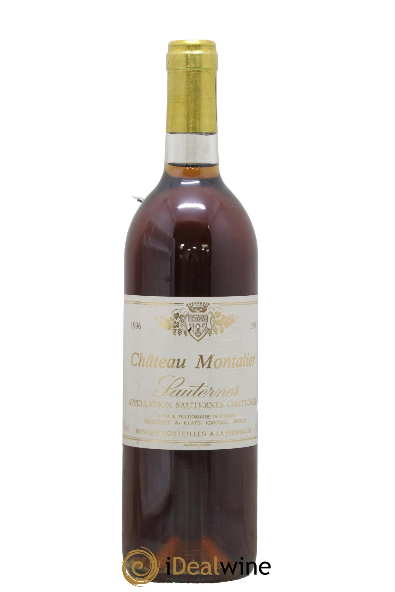 Sauternes Montalier 1996 - Lotto di 1 bottiglia - 0