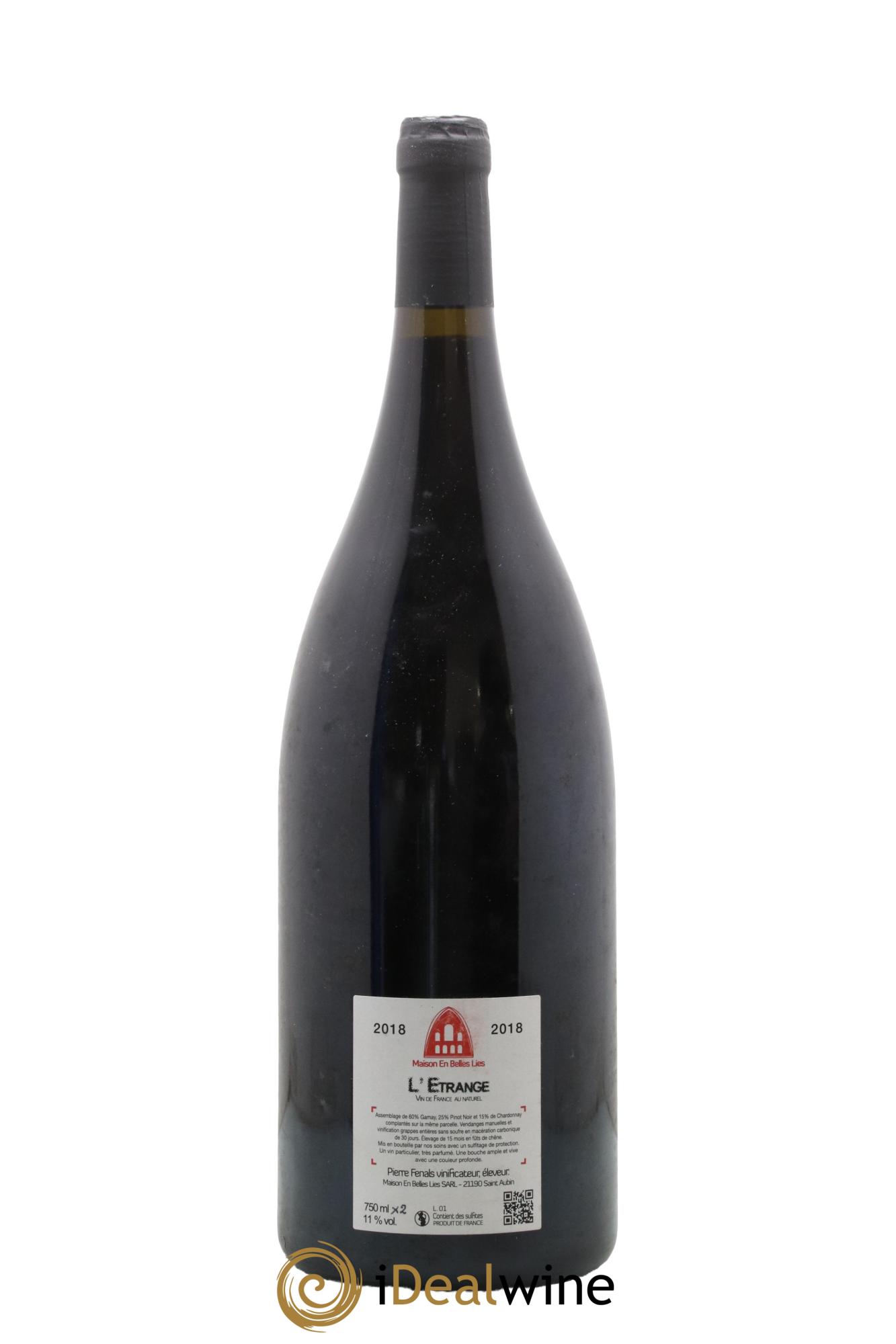 Vin de France L'Etrange Maison En Belles Lies 2018 - Lot de 1 magnum - 1