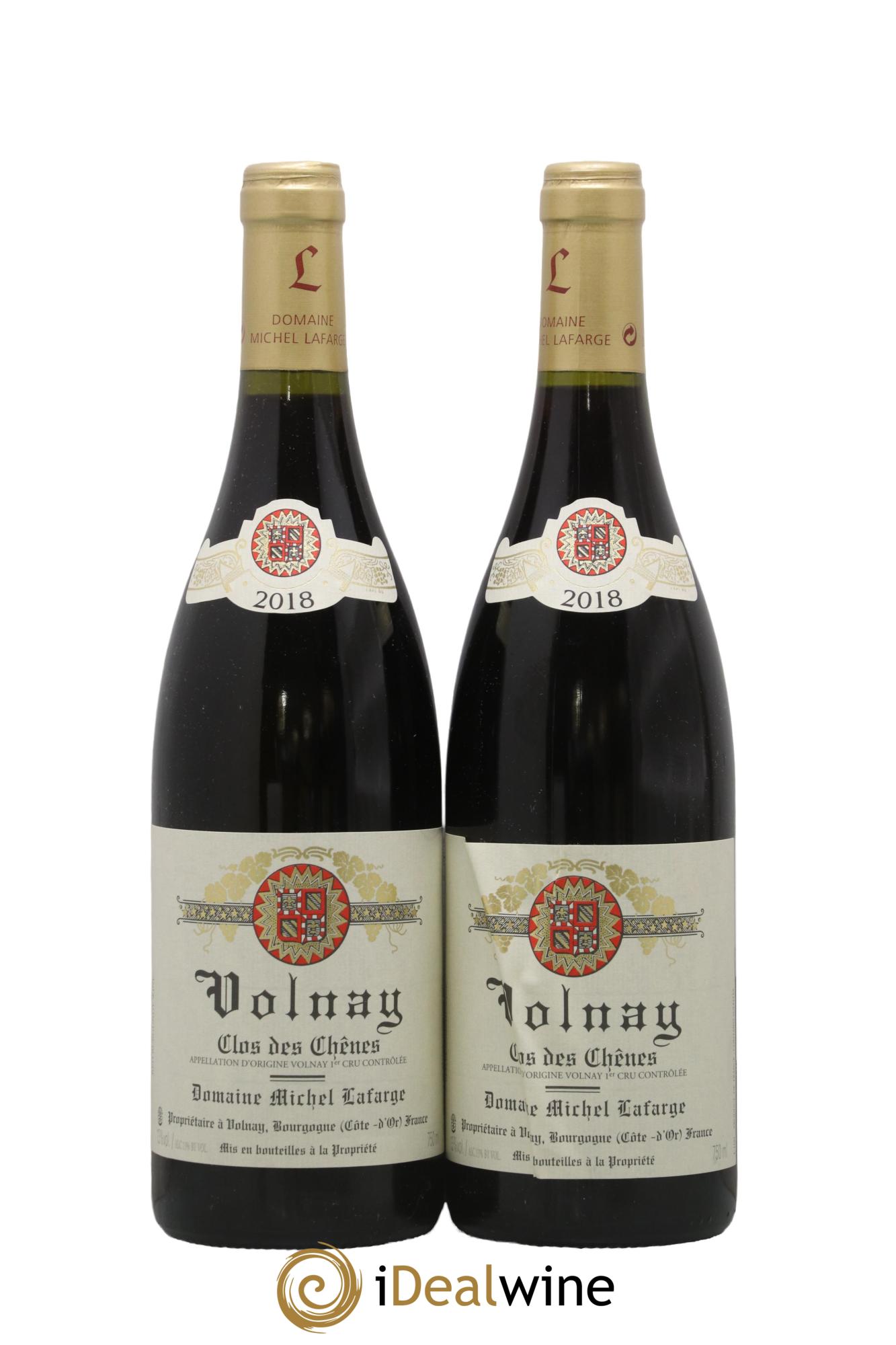 Volnay 1er Cru Clos des Chênes Lafarge (Domaine) 2018 - Posten von 2 Flaschen - 0