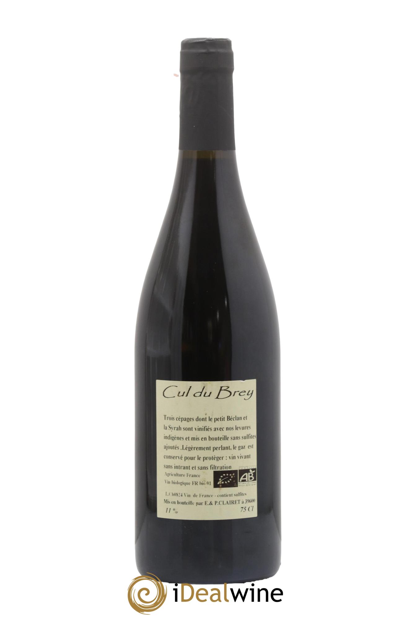 Vin de France Cul du Brey Domaine de la Tournelle - Lot of 1 bottle - 1