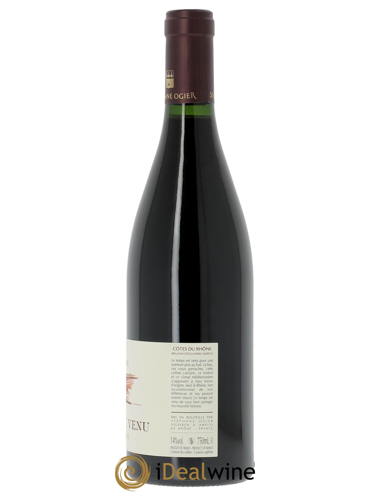 Côtes-du-Rhône Le Temps est Venu Stéphane Ogier  2023 - Lot de 1 bouteille - 1