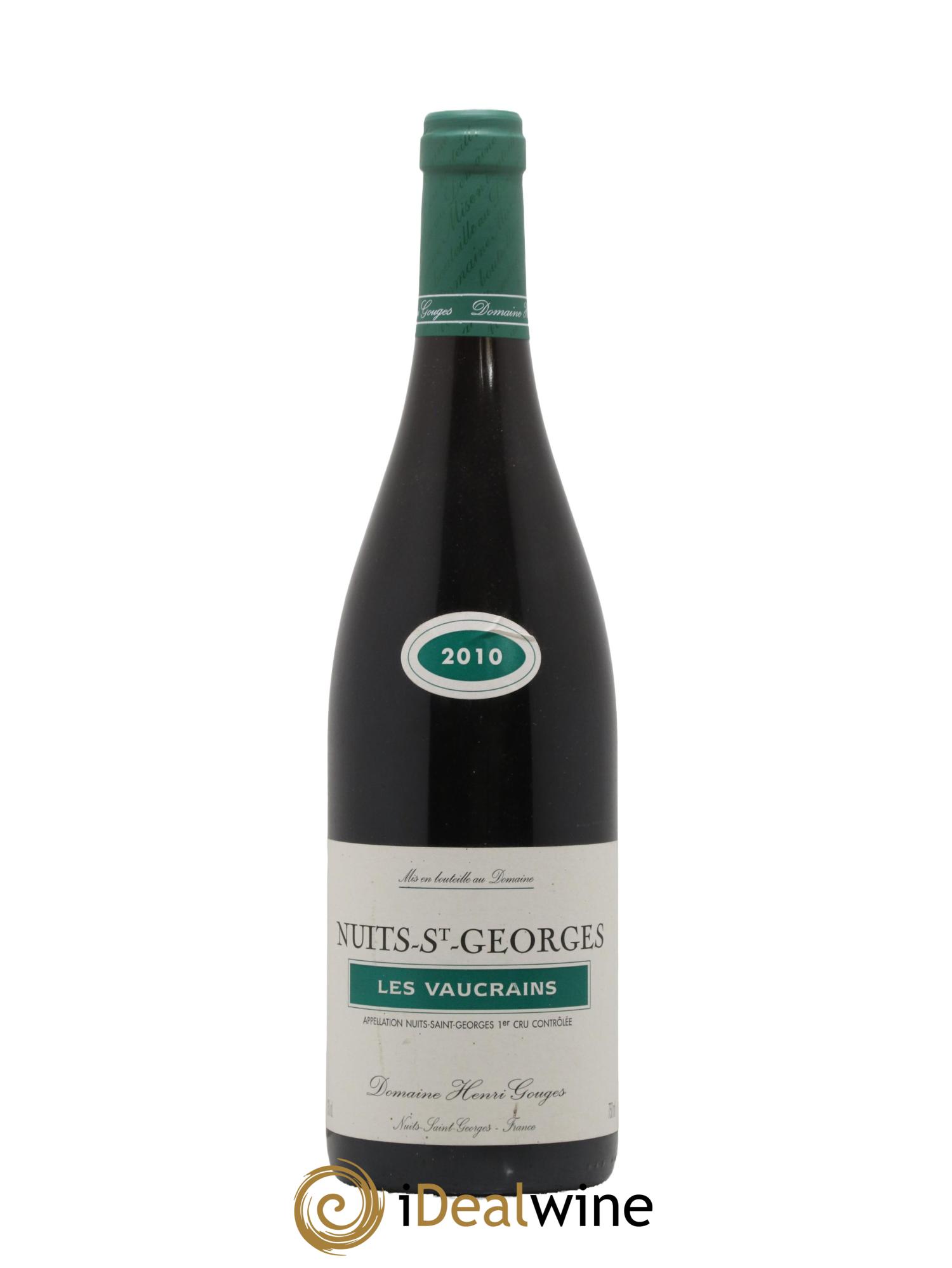 Nuits-Saint-Georges 1er Cru Les Vaucrains Henri Gouges 2010 - Lot de 1 bouteille - 0
