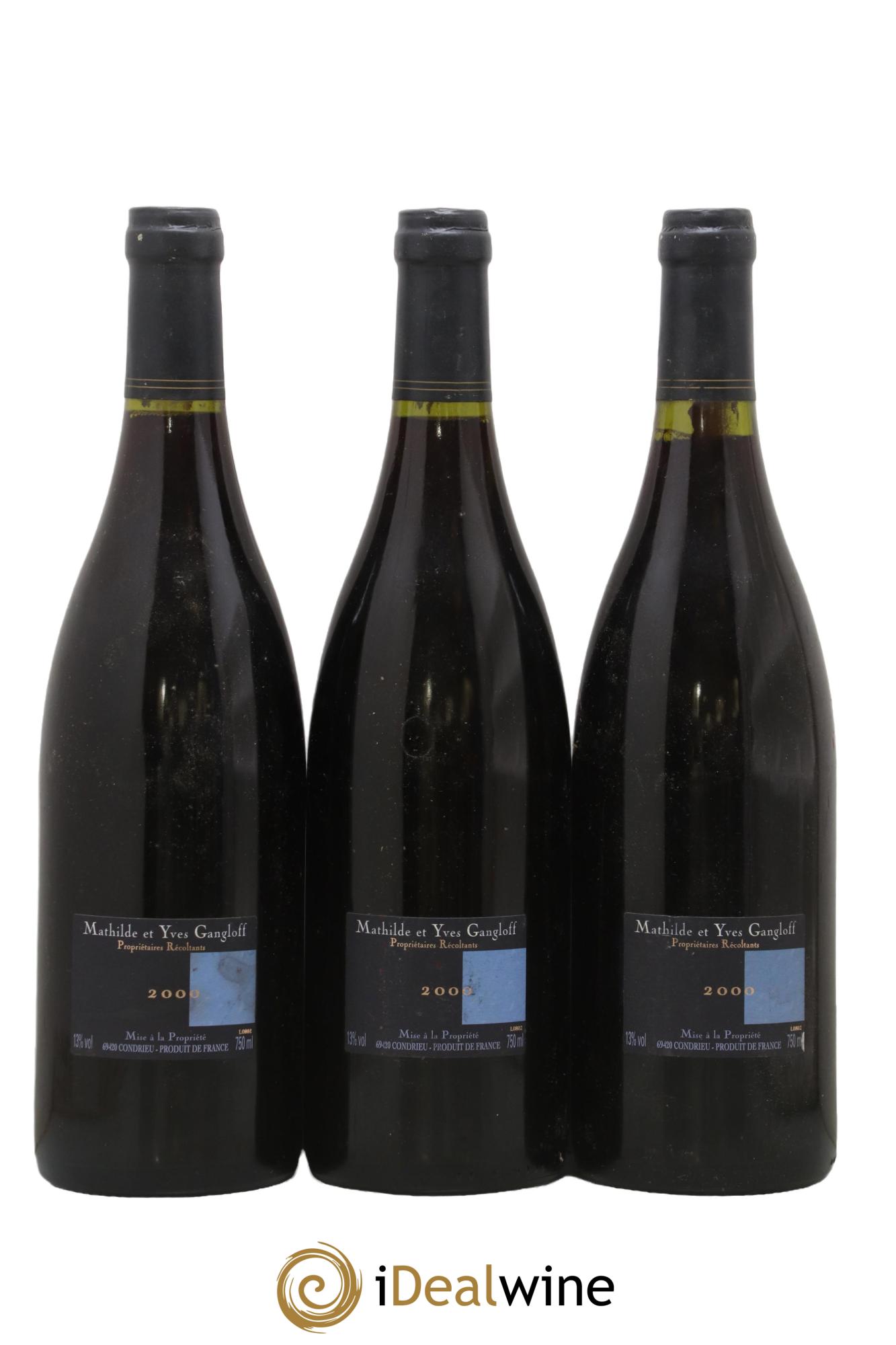 Côte-Rôtie La Barbarine Gangloff (Domaine) 2000 - Lot de 3 bouteilles - 1