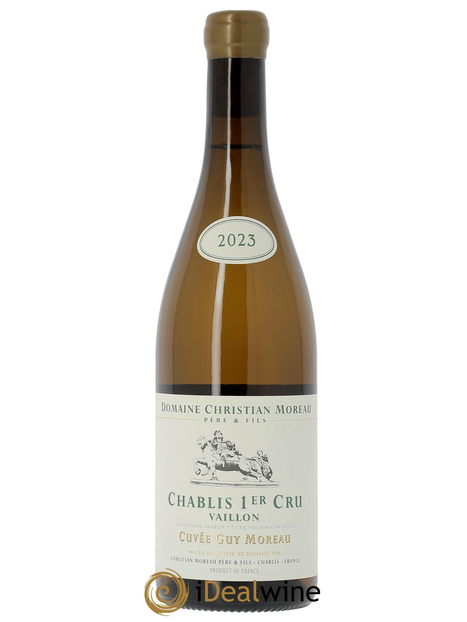 Chablis 1er Cru Vaillons Cuvée Guy Moreau Christian Moreau  2023 - Posten von 1 Flasche - 0