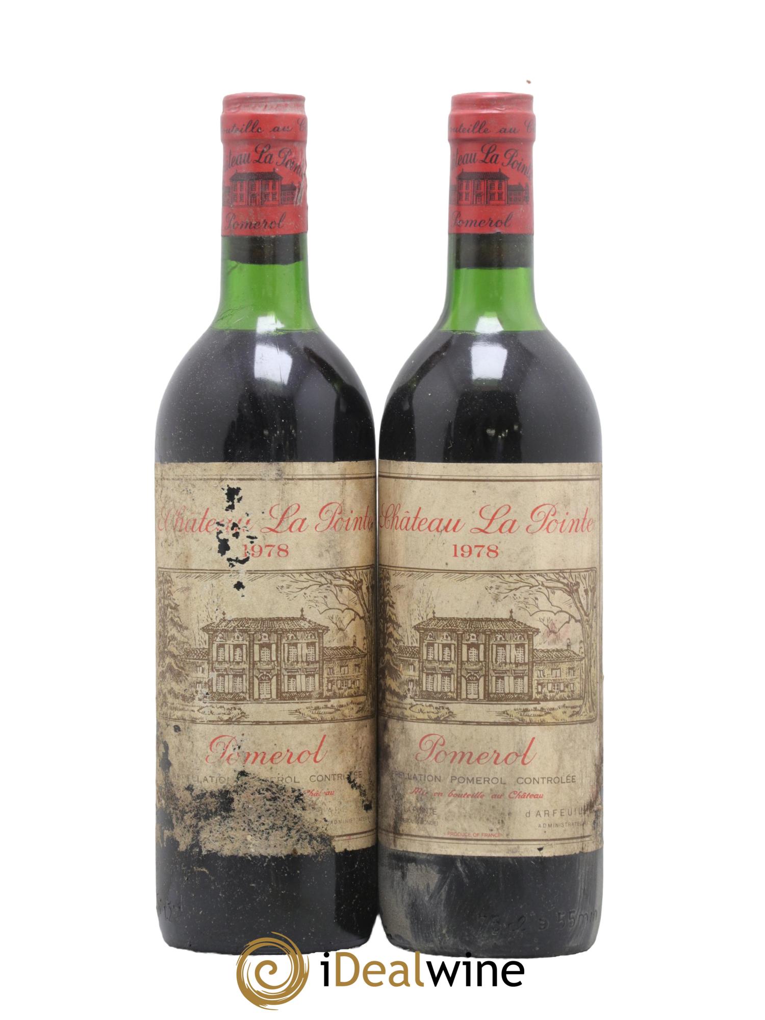 Château la Pointe 1978 - Lotto di 2 bottiglie - 0