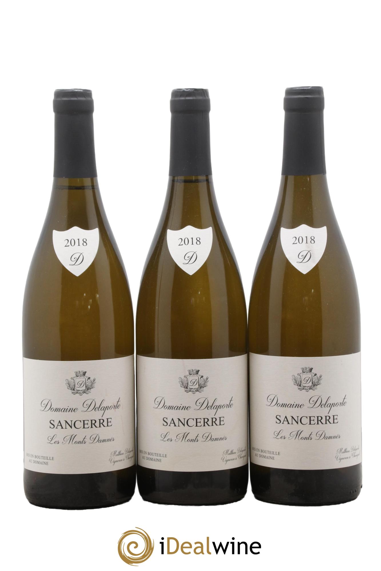 Sancerre Les Monts Damnés Delaporte 2018 - Lot de 3 bouteilles - 0