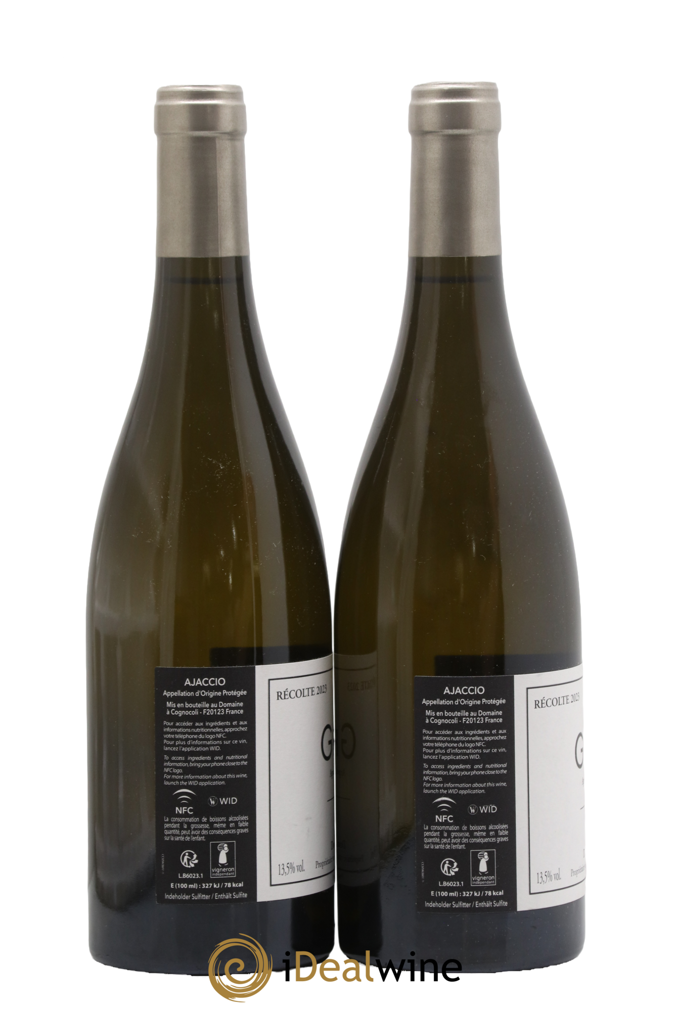 Ajaccio Granit 60 Vaccelli 2023 - Lot de 2 bouteilles - 1
