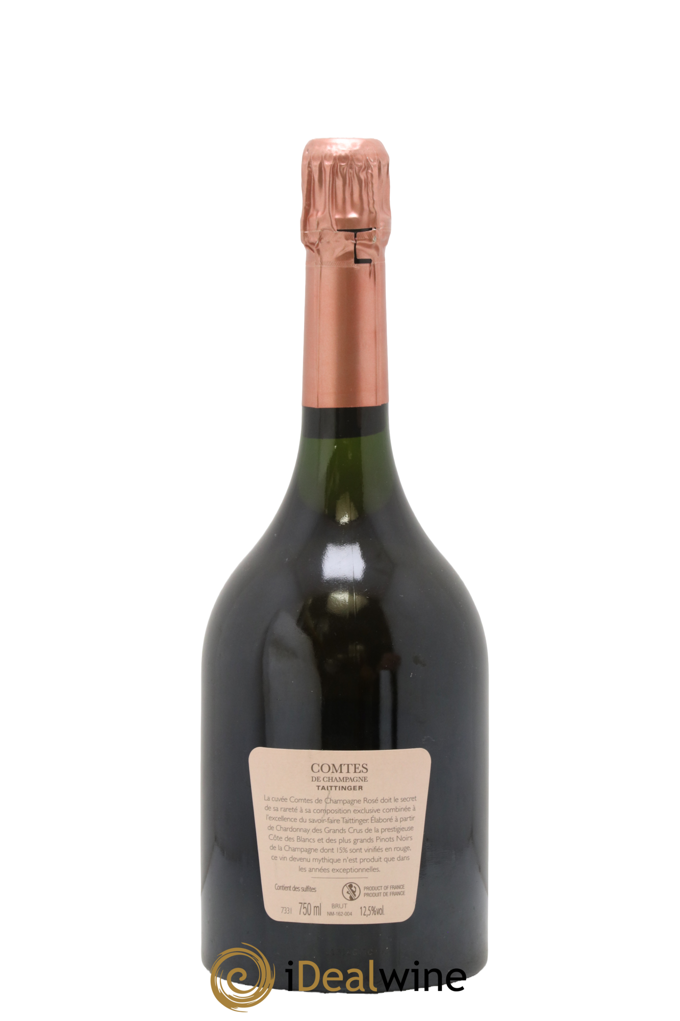 Comtes de Champagne Rosé Grand Cru Brut Taittinger 2008 - Lot de 1 bouteille - 1