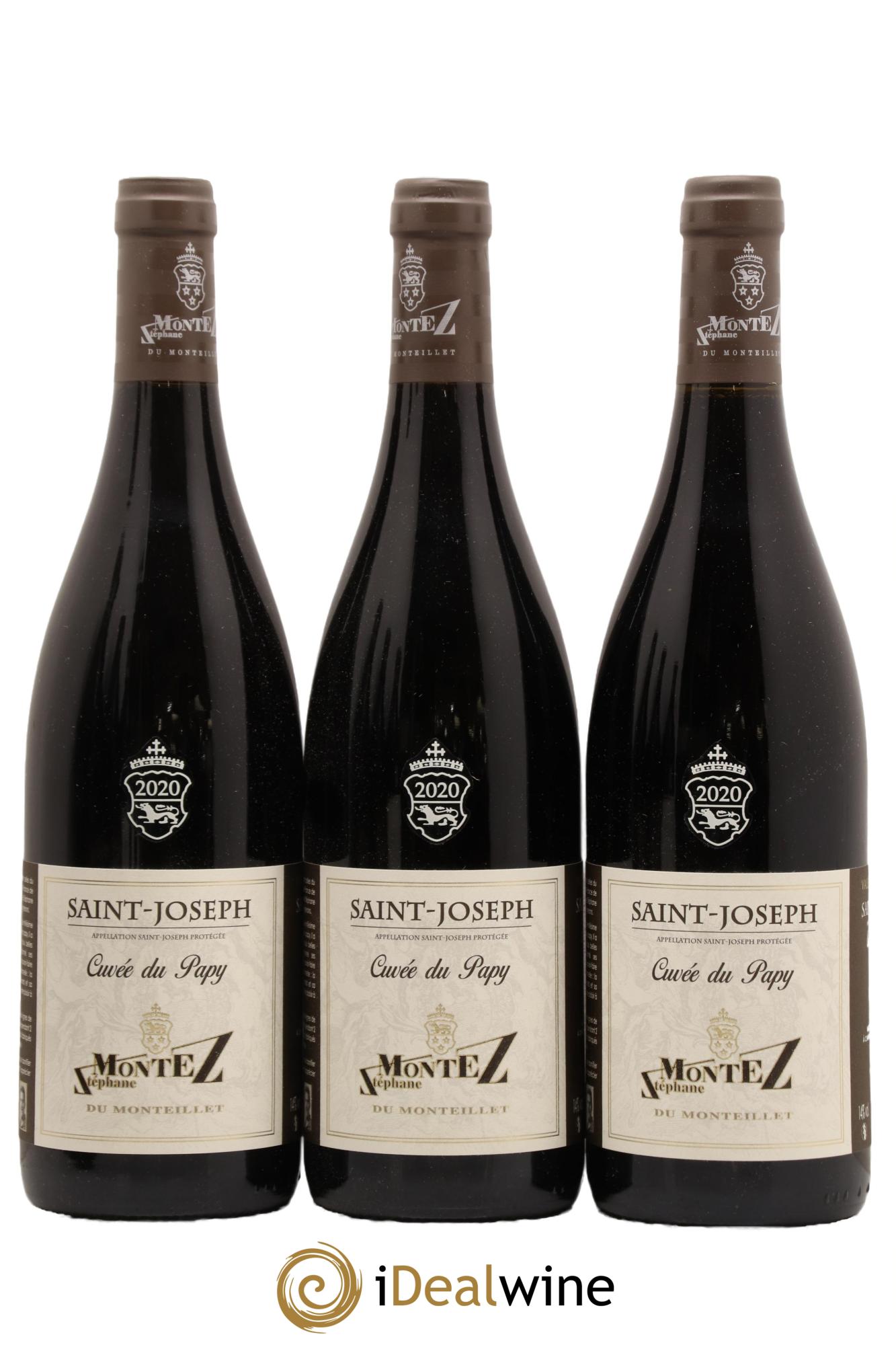 Saint-Joseph Cuvée du Papy Monteillet (Domaine du) - Stéphane Montez 2020 - Lot of 6 bottles - 1