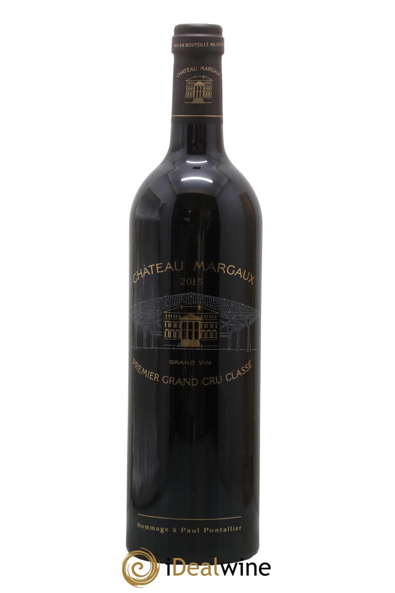 Château Margaux 1er Grand Cru Classé 2015 - Lot de 1 bouteille - 1