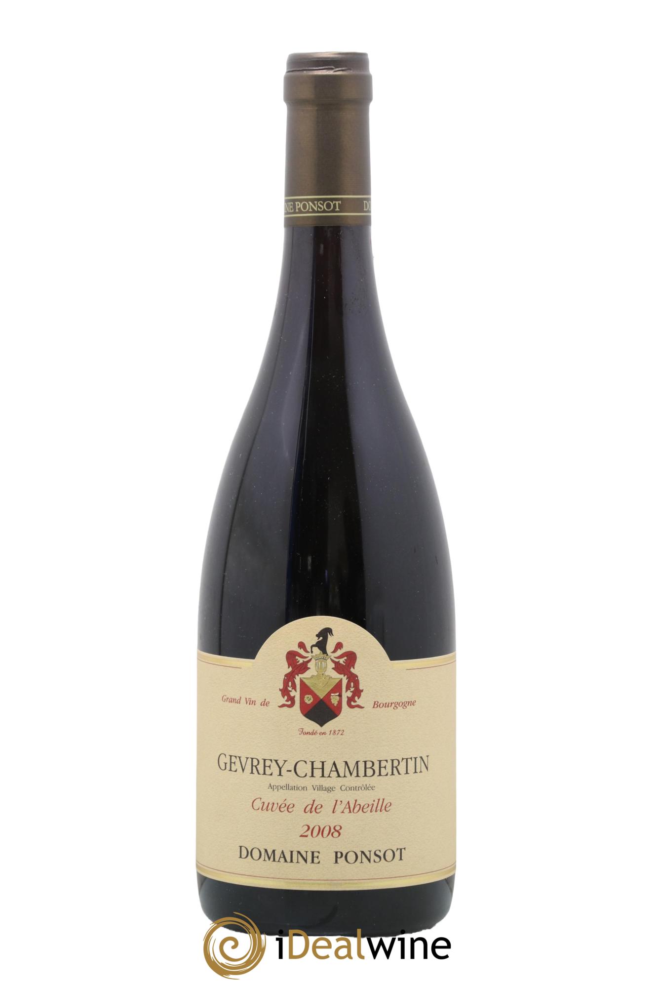 Gevrey-Chambertin Cuvée de l'Abeille Ponsot (Domaine) 2008 - Lot de 1 bouteille - 0