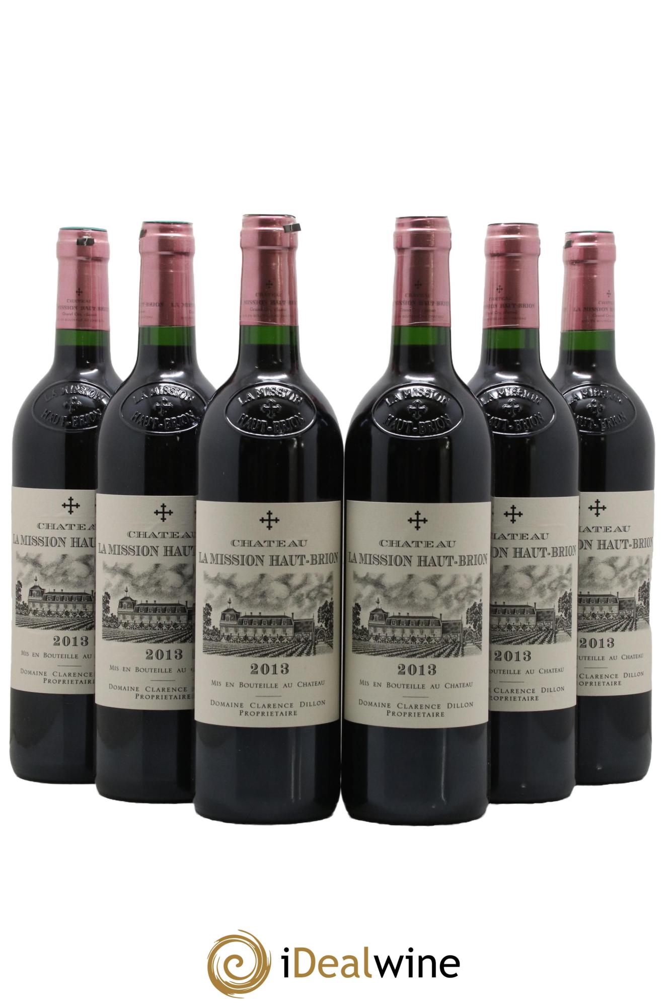 Château la Mission Haut-Brion Cru Classé de Graves 2013 - Lot of 6 bottles - 0