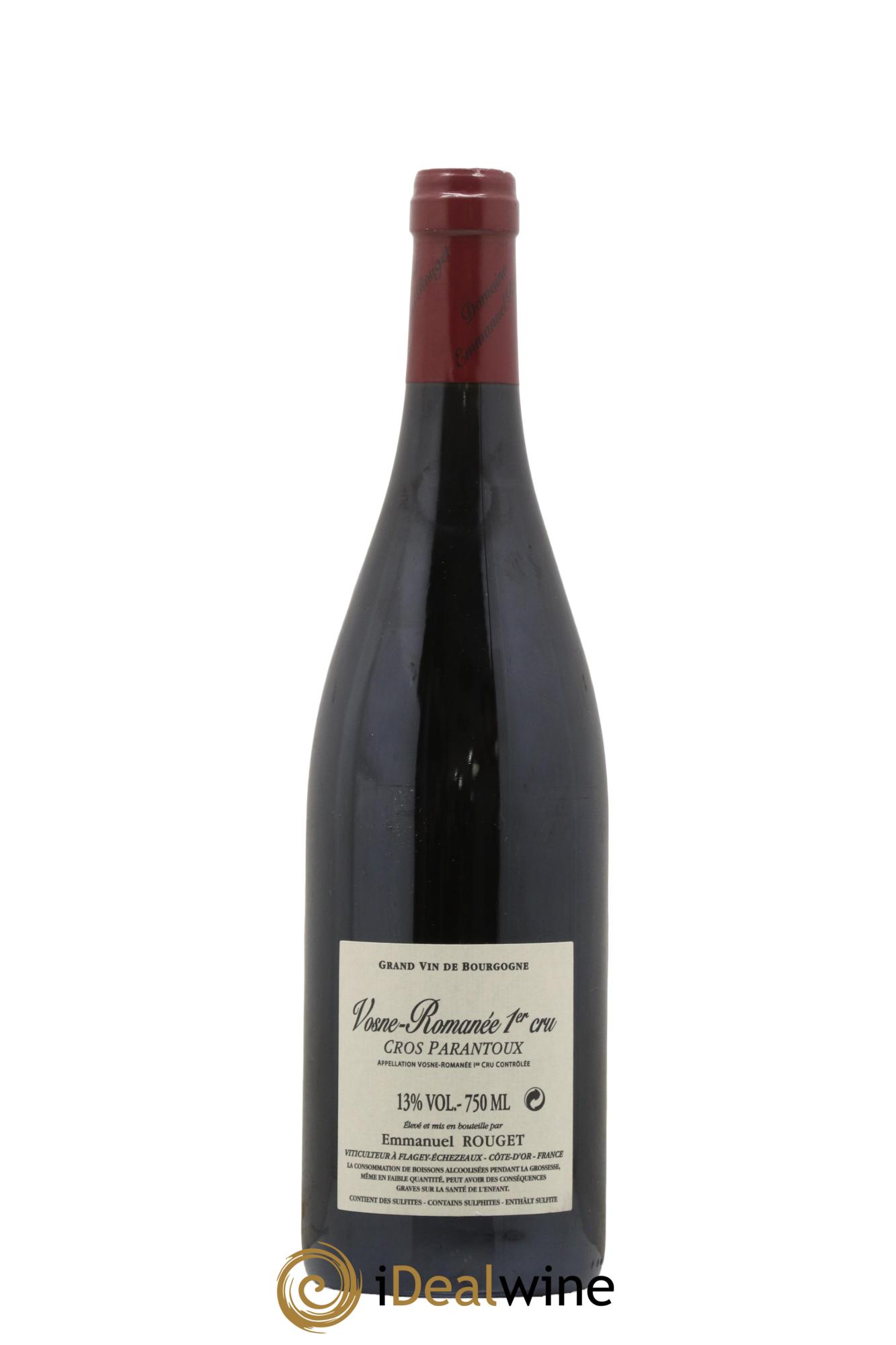 Vosne-Romanée 1er Cru Cros Parantoux Emmanuel Rouget 2013 - Lot of 1 bottle - 1