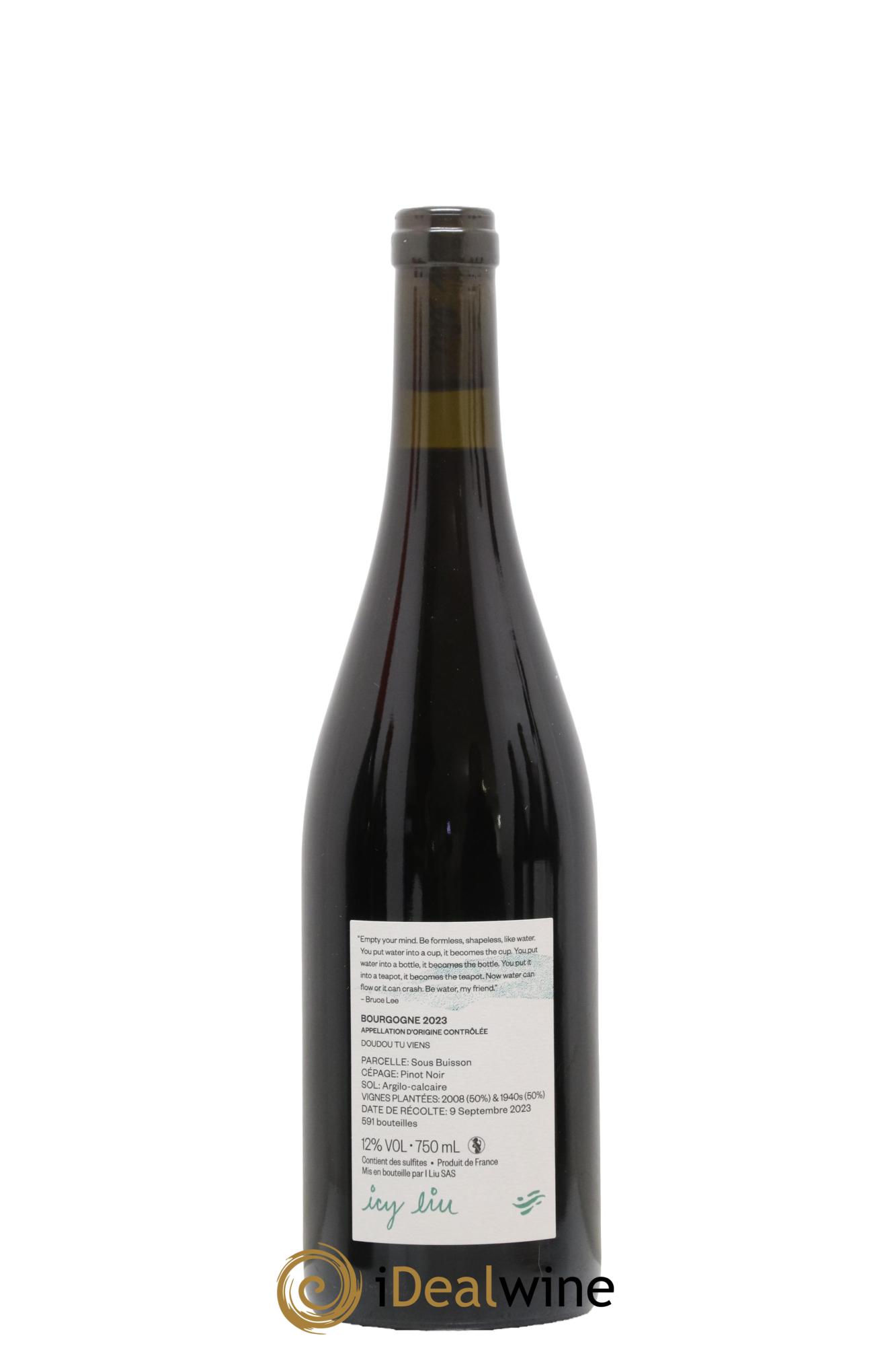 Bourgogne Doudou Tu Viens Icy Liu 2023 - Lot de 1 bouteille - 1