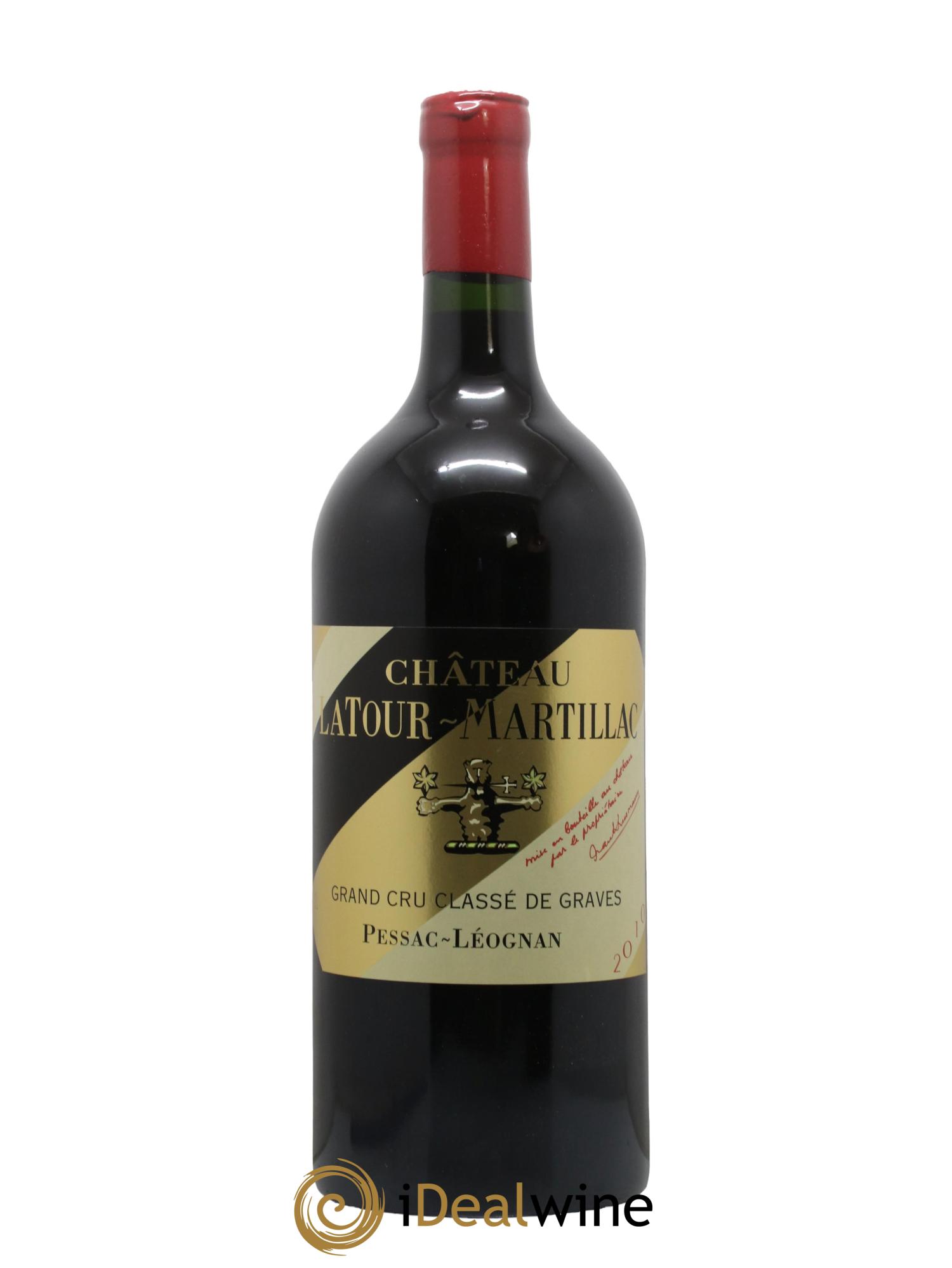 Château Latour-Martillac Cru Classé de Graves 2010 - Lot de 1 double magnum - 0
