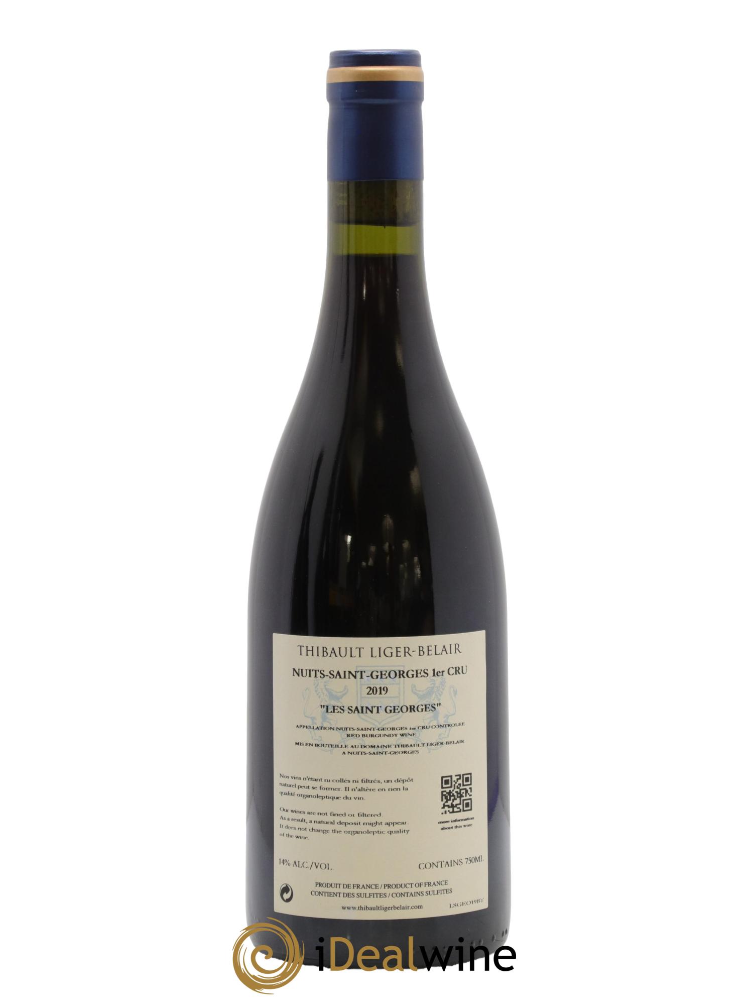 Nuits-Saint-Georges 1er Cru Les Saint-Georges Thibault Liger-Belair 2019 - Posten von 1 Flasche - 1