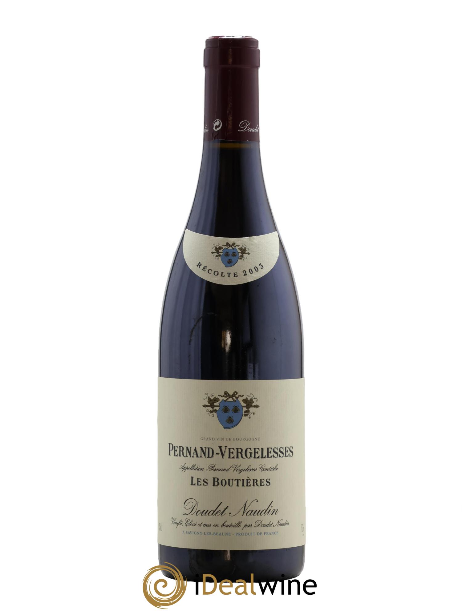 Pernand-Vergelesses Les Boutières Doudet Naudin 2003 - Lot de 1 bouteille - 0