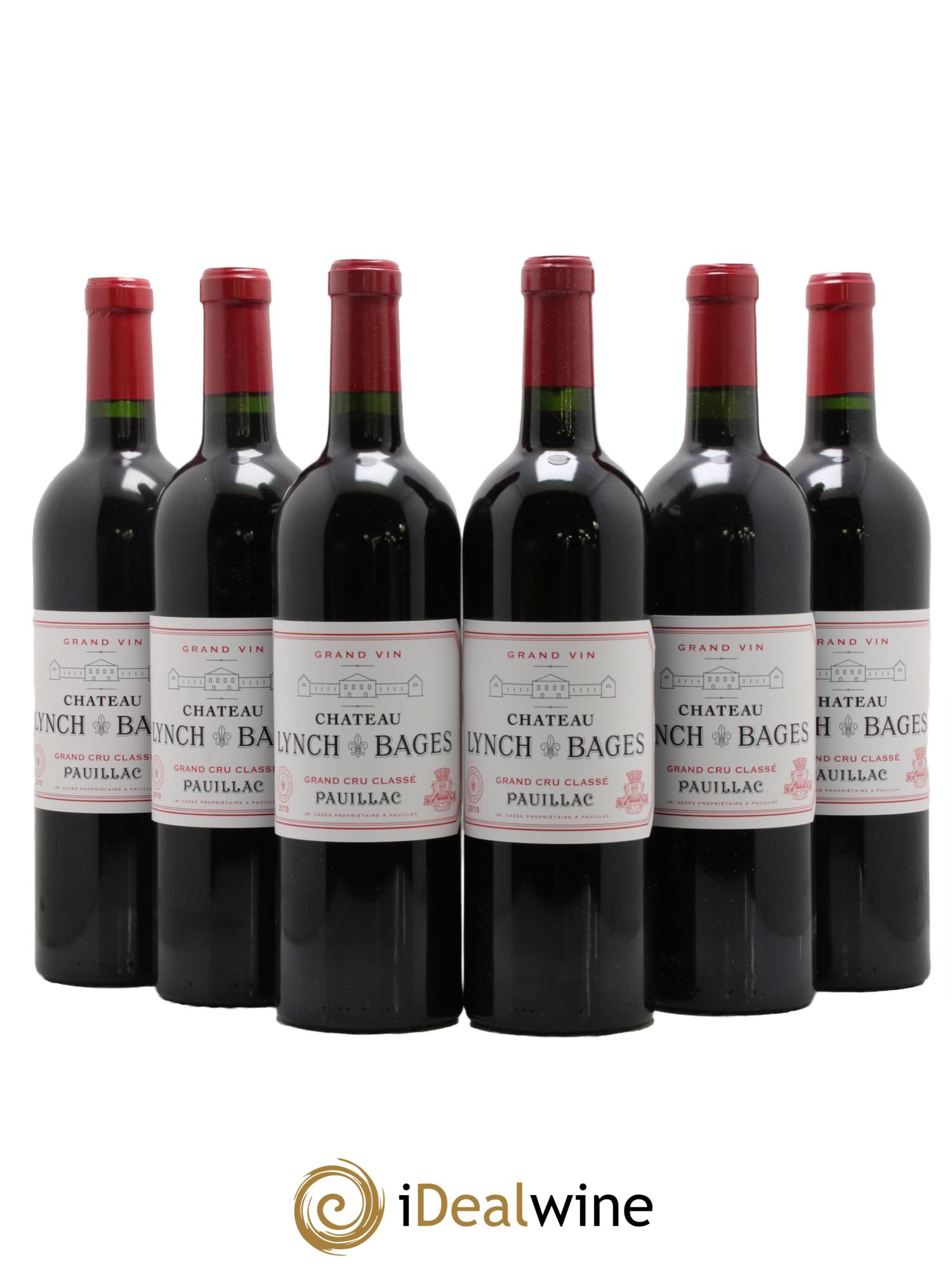 Château Lynch Bages 5ème Grand Cru Classé 2010 - Lotto di 6 bottiglie - 0