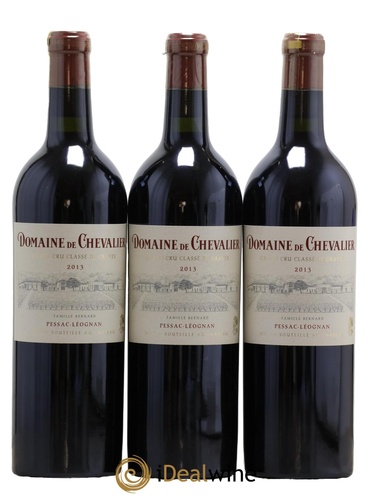 Domaine de Chevalier Cru Classé de Graves 2013 - Lot de 3 bouteilles - 0