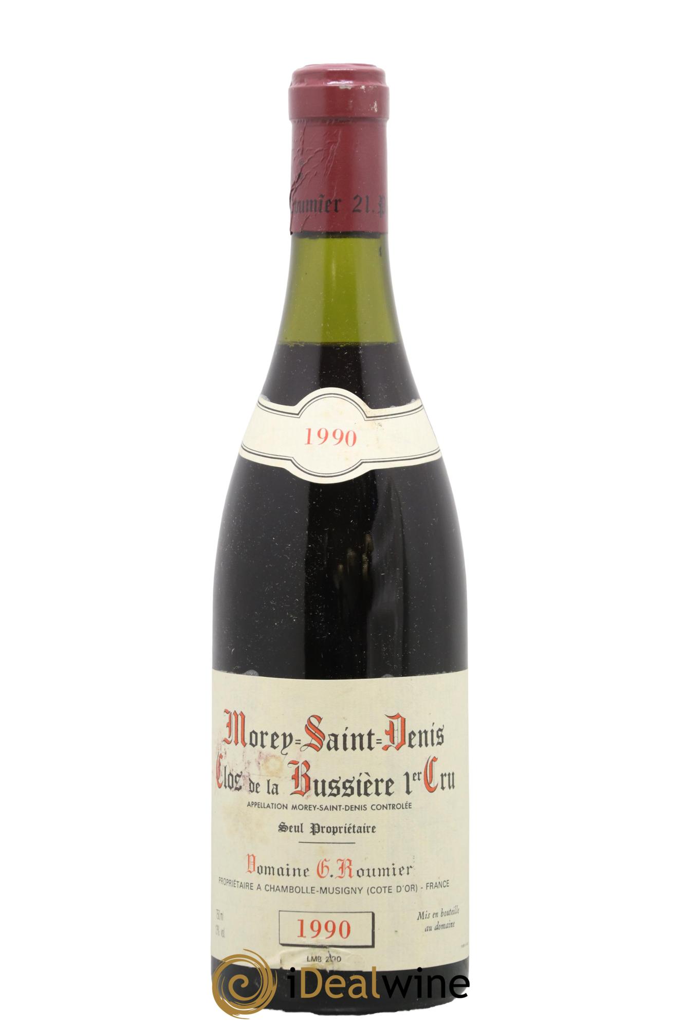 Morey-Saint-Denis 1er Cru Clos de la Bussière Georges Roumier (Domaine) 1990 - Lot of 1 bottle - 0