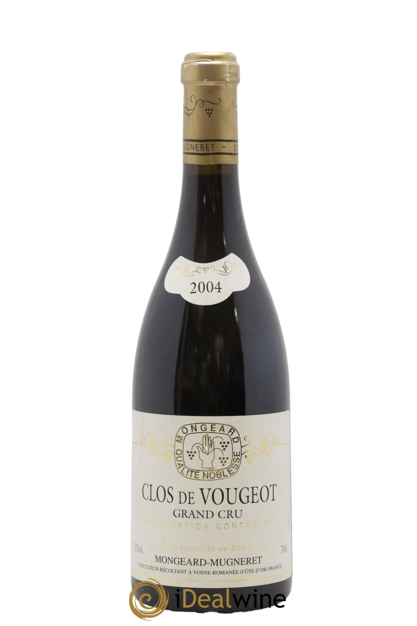 Clos de Vougeot Grand Cru Mongeard-Mugneret (Domaine) 2004 - Lot de 1 bouteille - 0