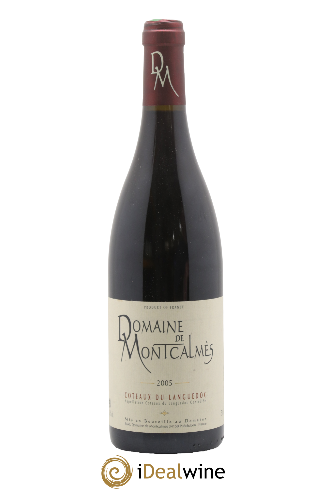 Coteaux du Languedoc Domaine de Montcalmès Frédéric Pourtalié 2005 - Lot de 1 bouteille - 0