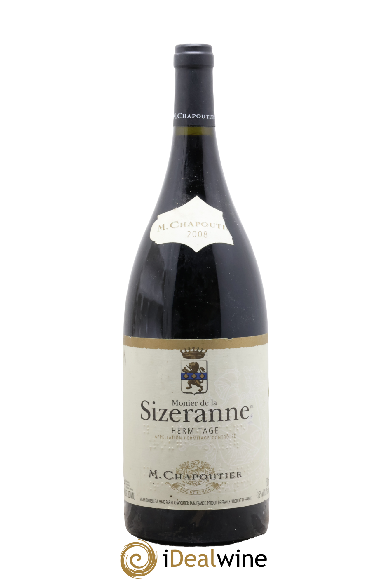 Hermitage Monier de La Sizeranne Chapoutier 2008 - Lot de 1 magnum - 0
