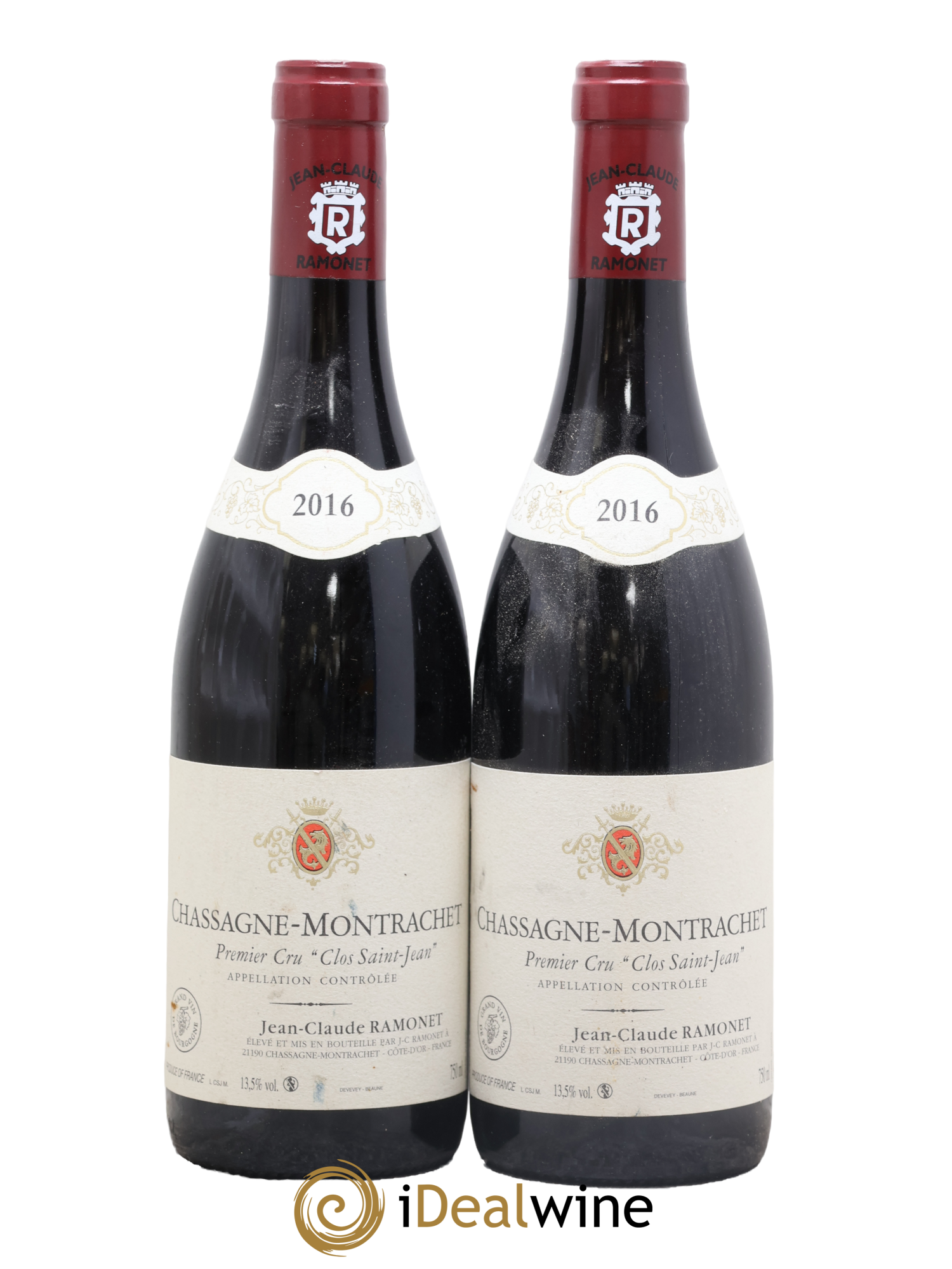 Chassagne-Montrachet 1er Cru Clos Saint-Jean Bachelet-Ramonet (Domaine) 2016 - Posten von 2 Flaschen - 0