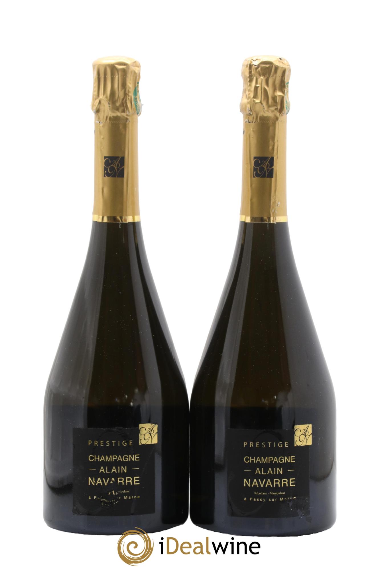 Champagne Prestige Alain Navarre - Lot de 2 bouteilles - 0