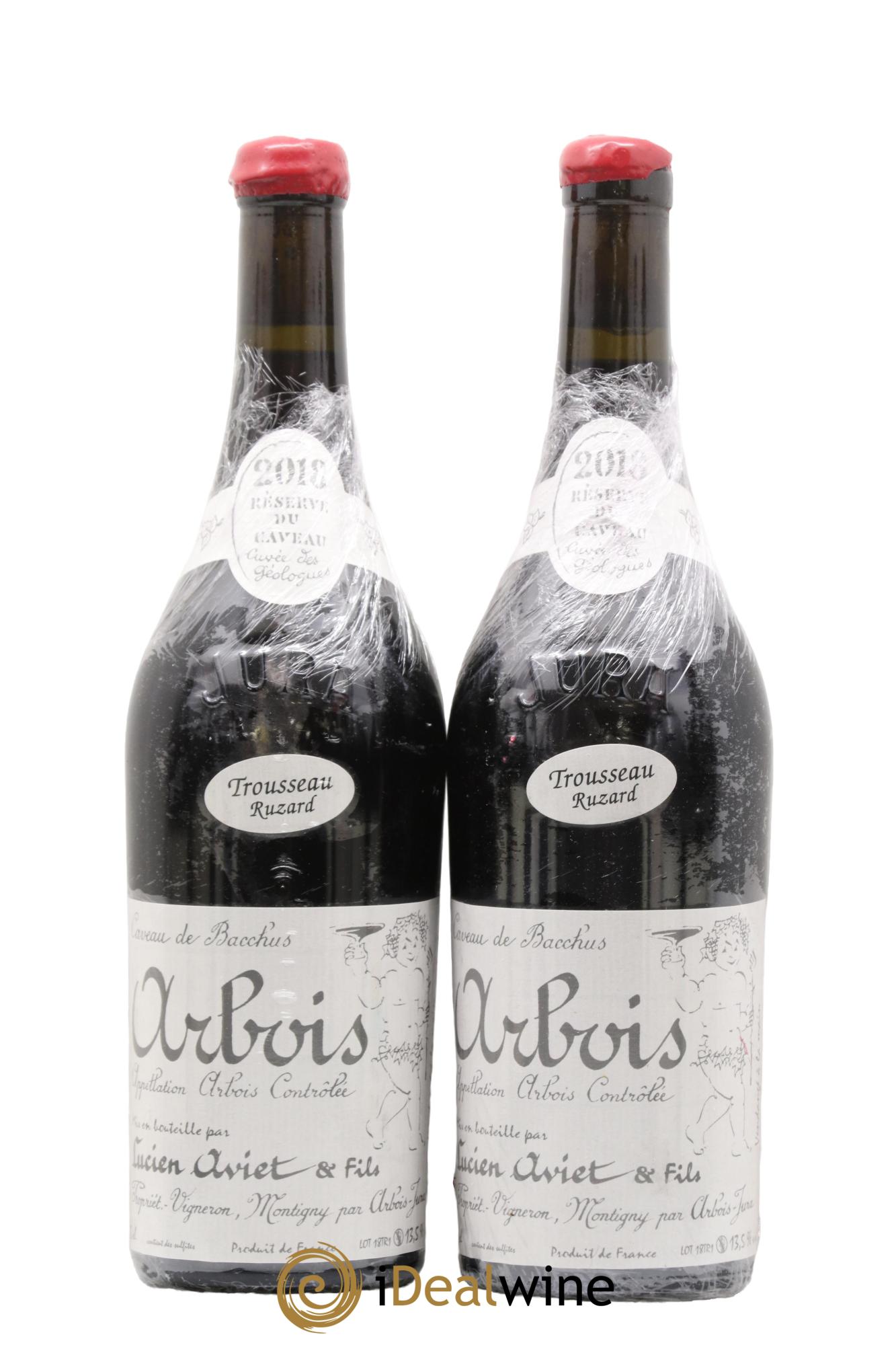 Arbois Trousseau Ruzard Cuvée des Géologues Lucien Aviet (Domaine) 2018 - Lot de 2 bouteilles - 0
