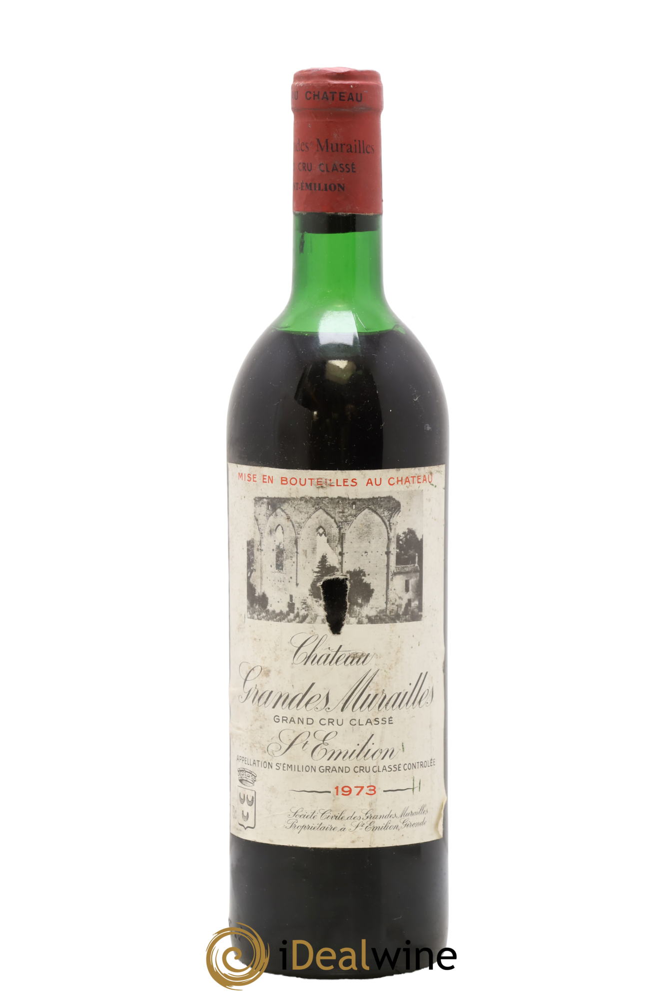 Château les Grandes Murailles Grand Cru Classé 1973 - Lot de 1 bouteille - 0