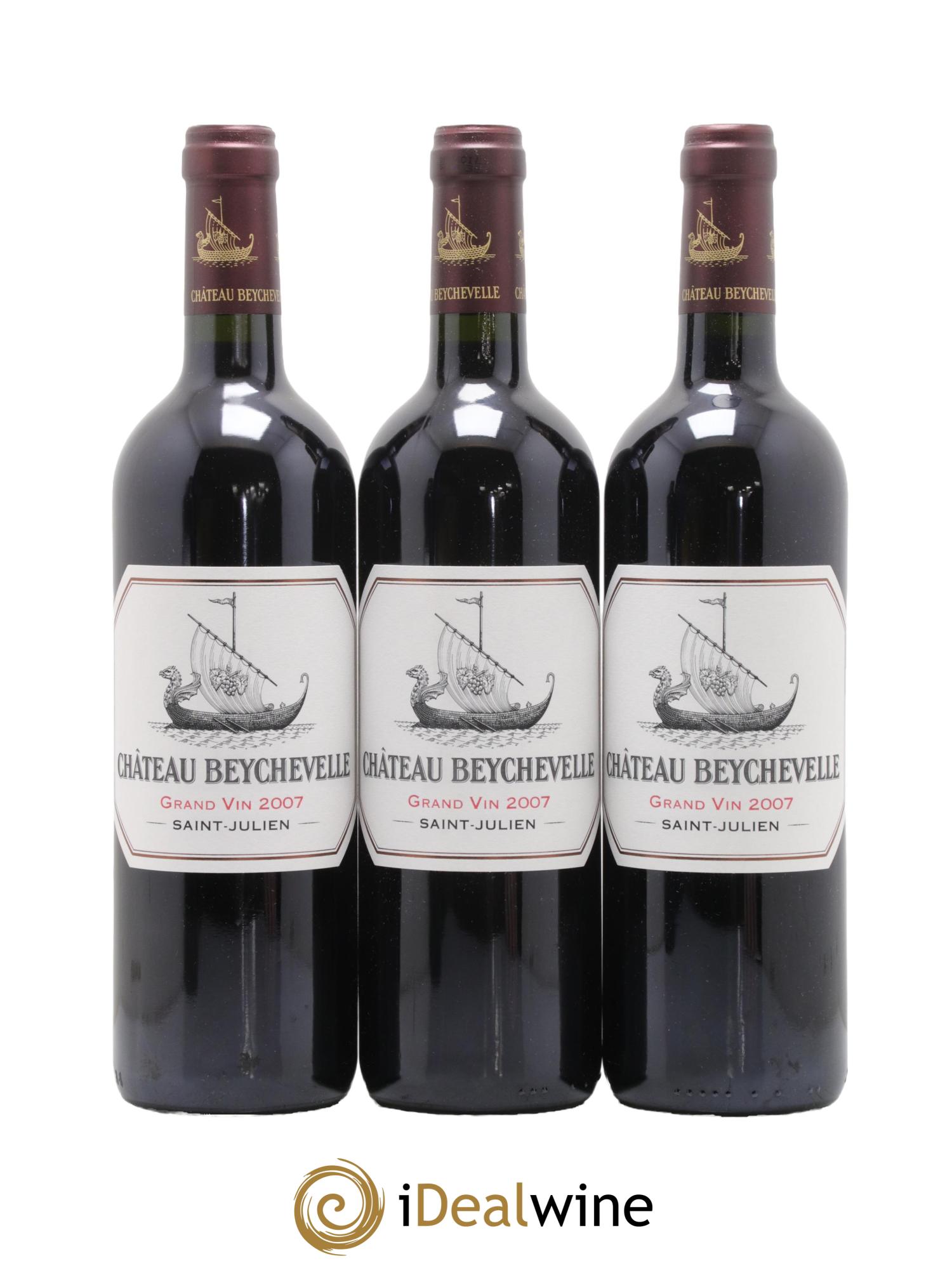 Château Beychevelle 4ème Grand Cru Classé 2007 - Lot de 12 bouteilles - 4