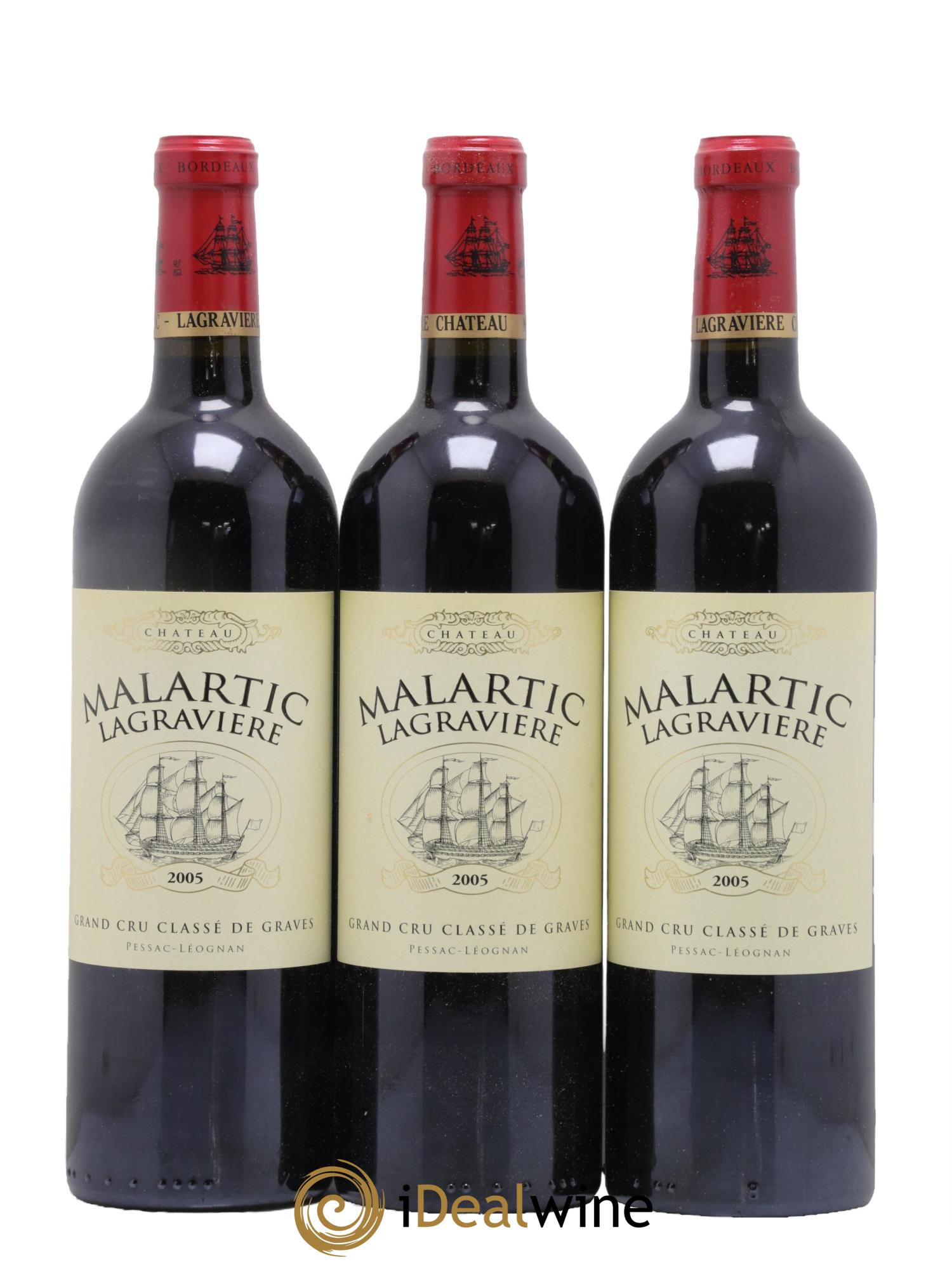 Château Malartic-Lagravière Cru Classé de Graves 2005 - Lot de 6 bouteilles - 2