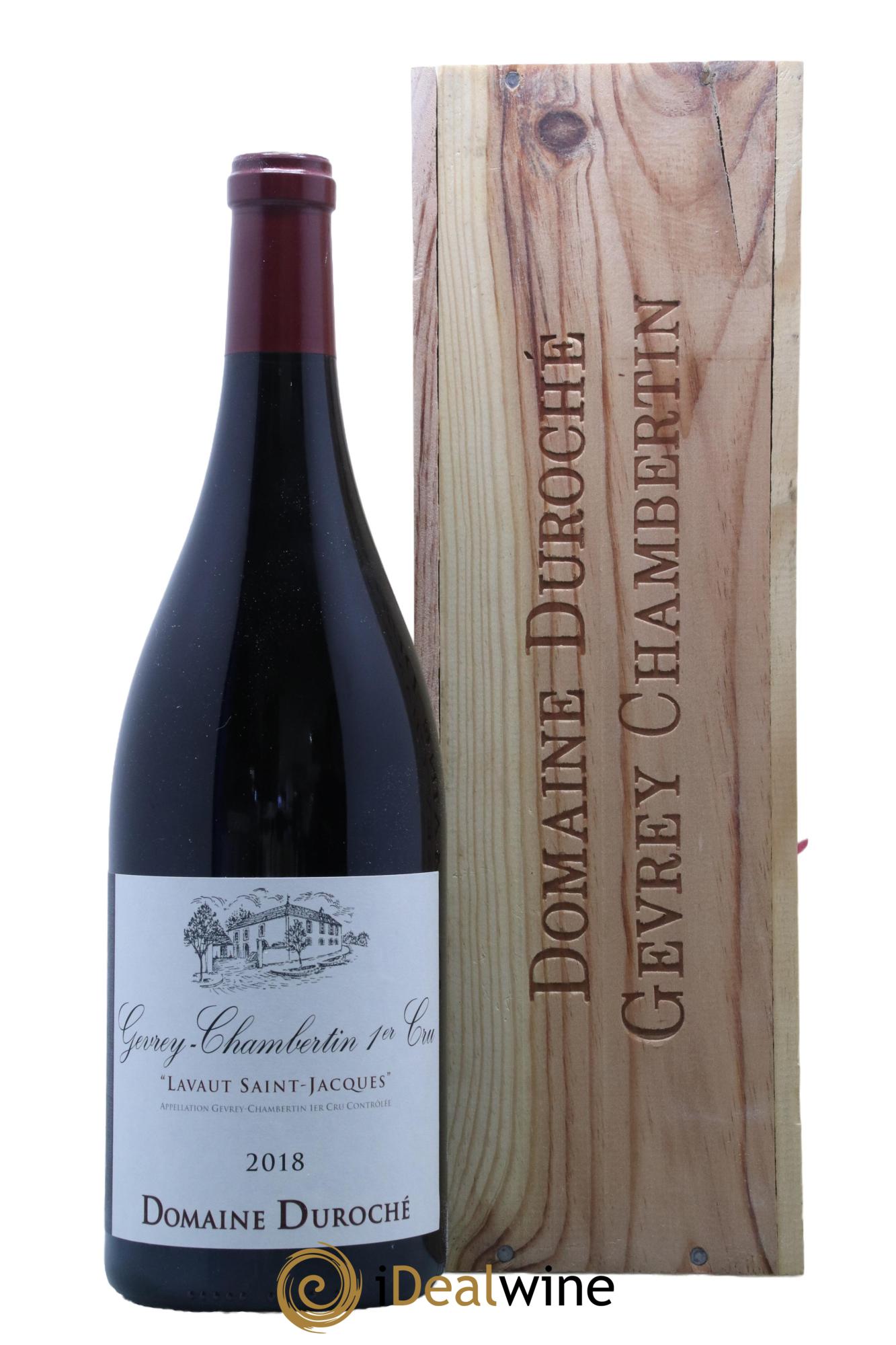 Gevrey-Chambertin 1er Cru Lavaut Saint Jacques Duroché (Domaine) 2018 - Lot de 1 magnum - 0