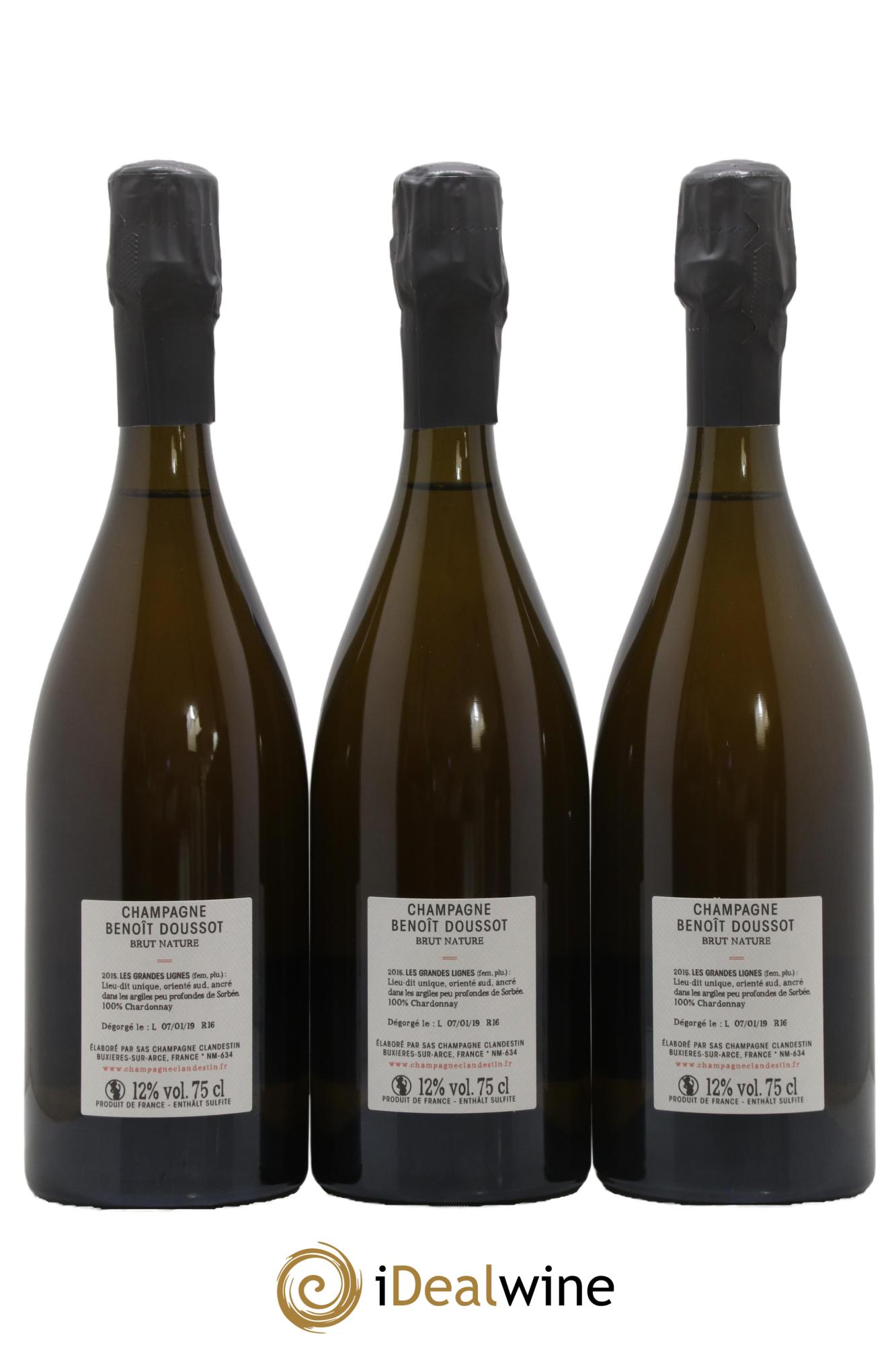 Les Grandes Lignes Clandestin - Lot de 3 bouteilles - 1