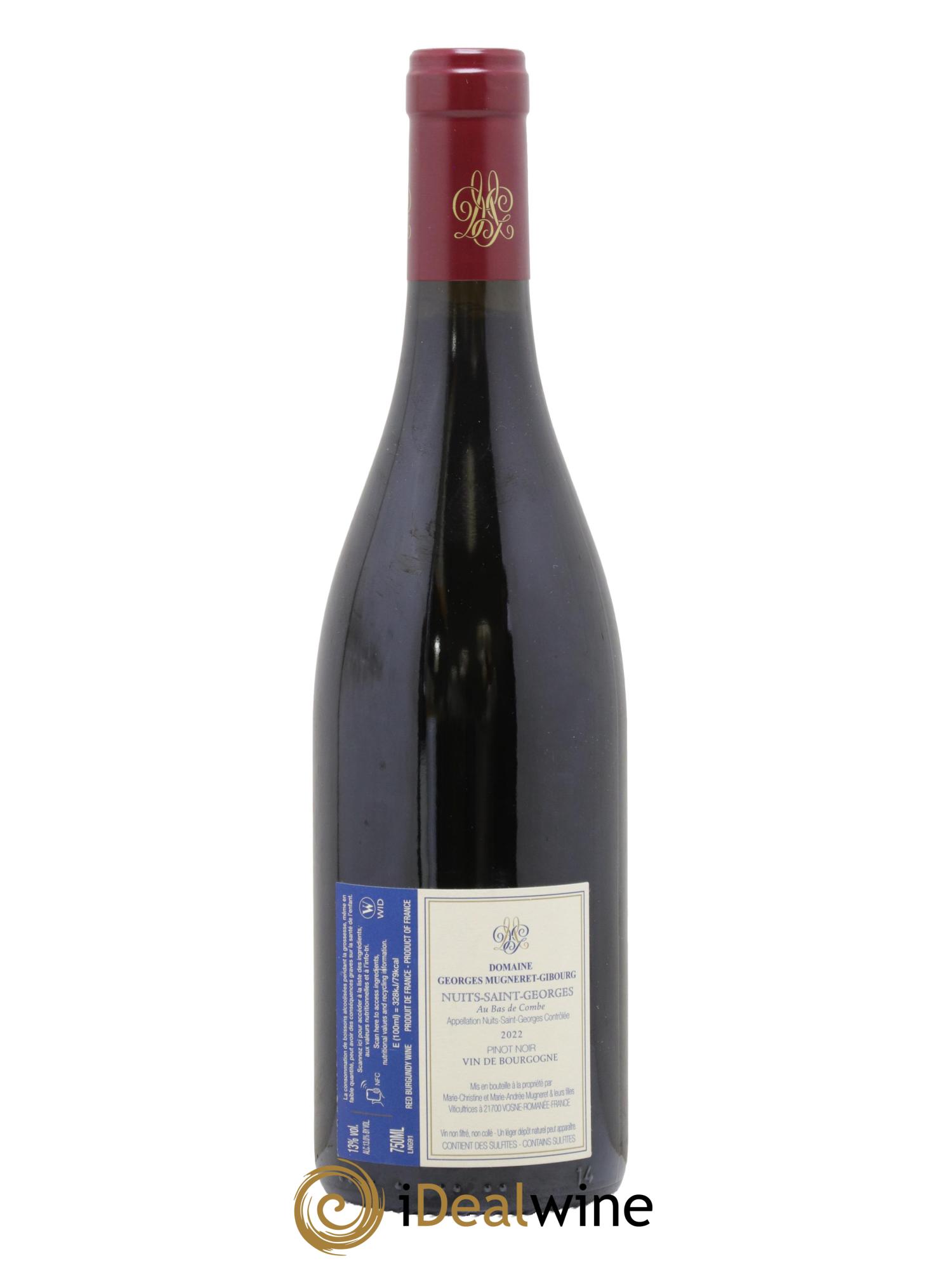 Nuits-Saint-Georges Au Bas de Combe Mugneret-Gibourg (Domaine) 2022 - Lotto di 1 bottiglia - 1