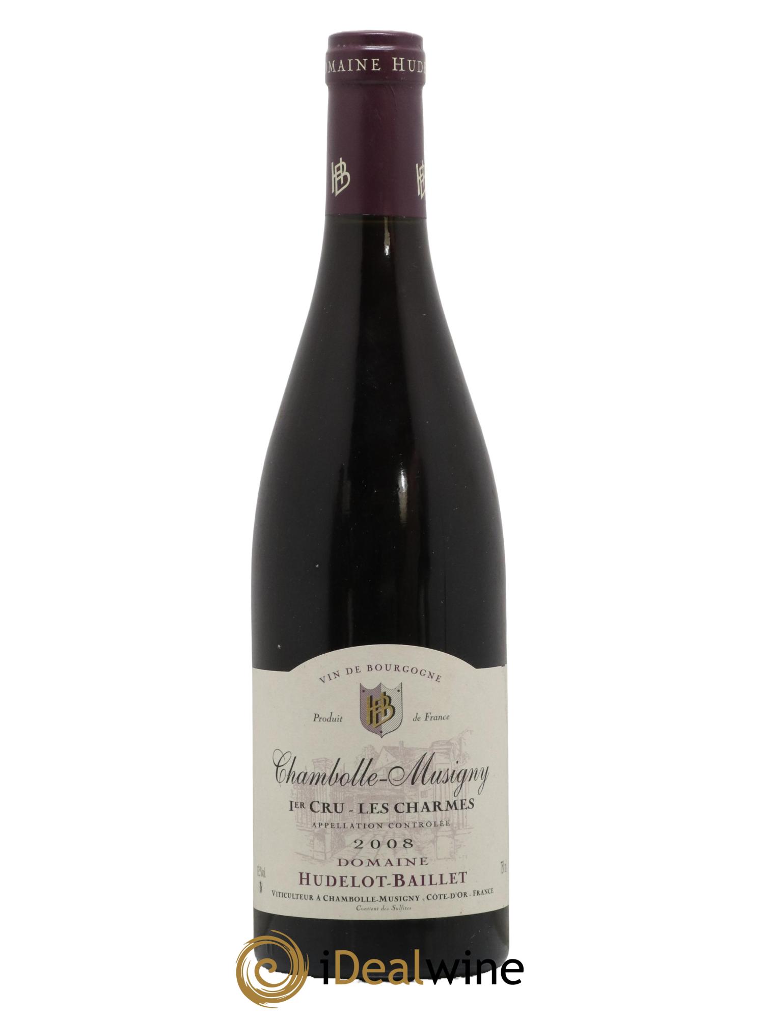 Acheter vin Chambolle-Musigny 1er Cru Les Charmes Hudelot-Baillet