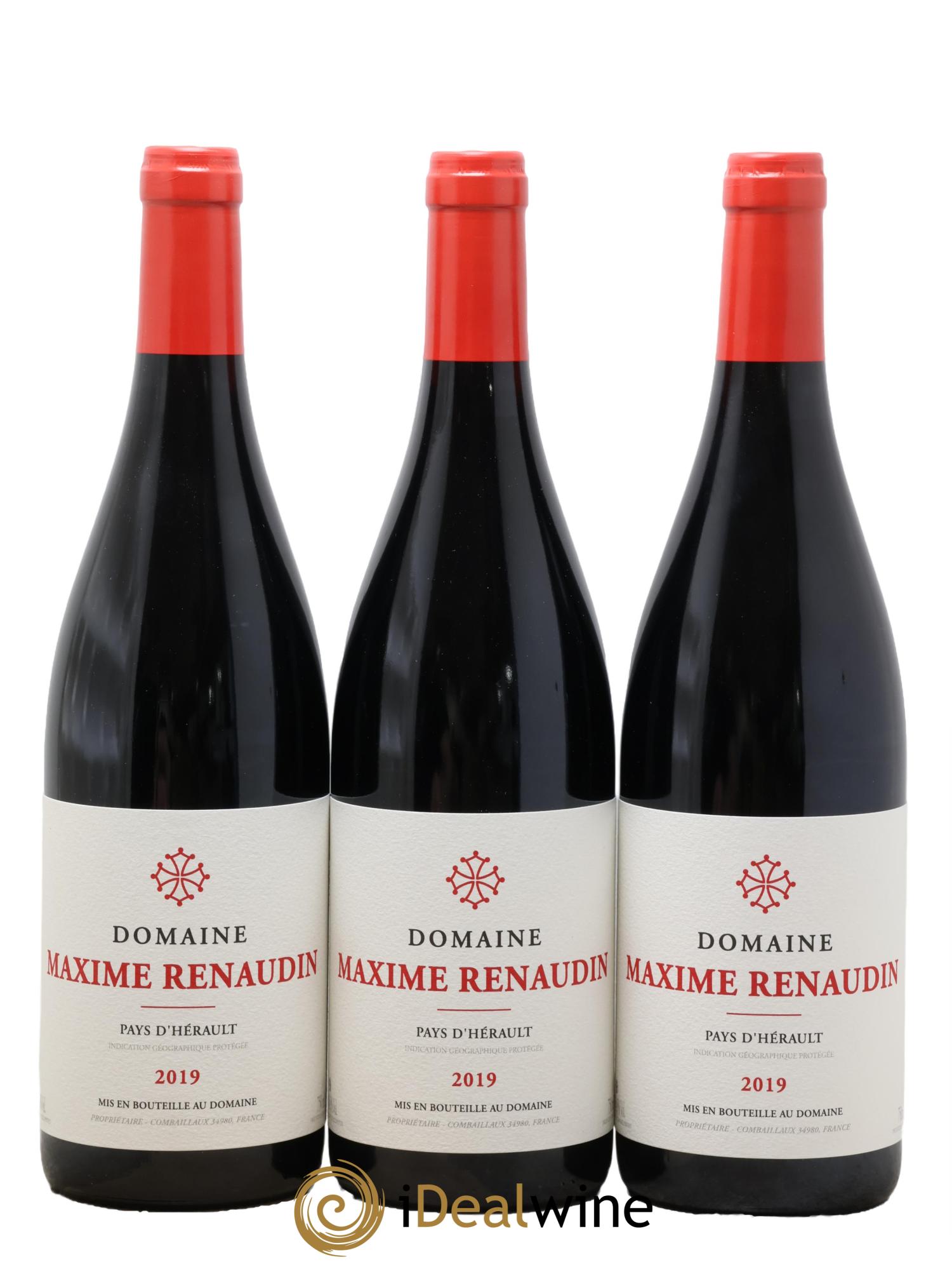 IGP Pays d'Hérault Maxime Renaudin 2019 - Lotto di 3 bottiglie - 0