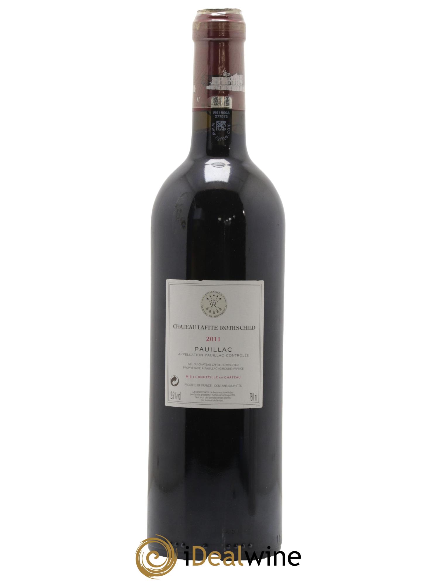 Château Lafite Rothschild 1er Grand Cru Classé 2011 - Lot de 1 bouteille - 1