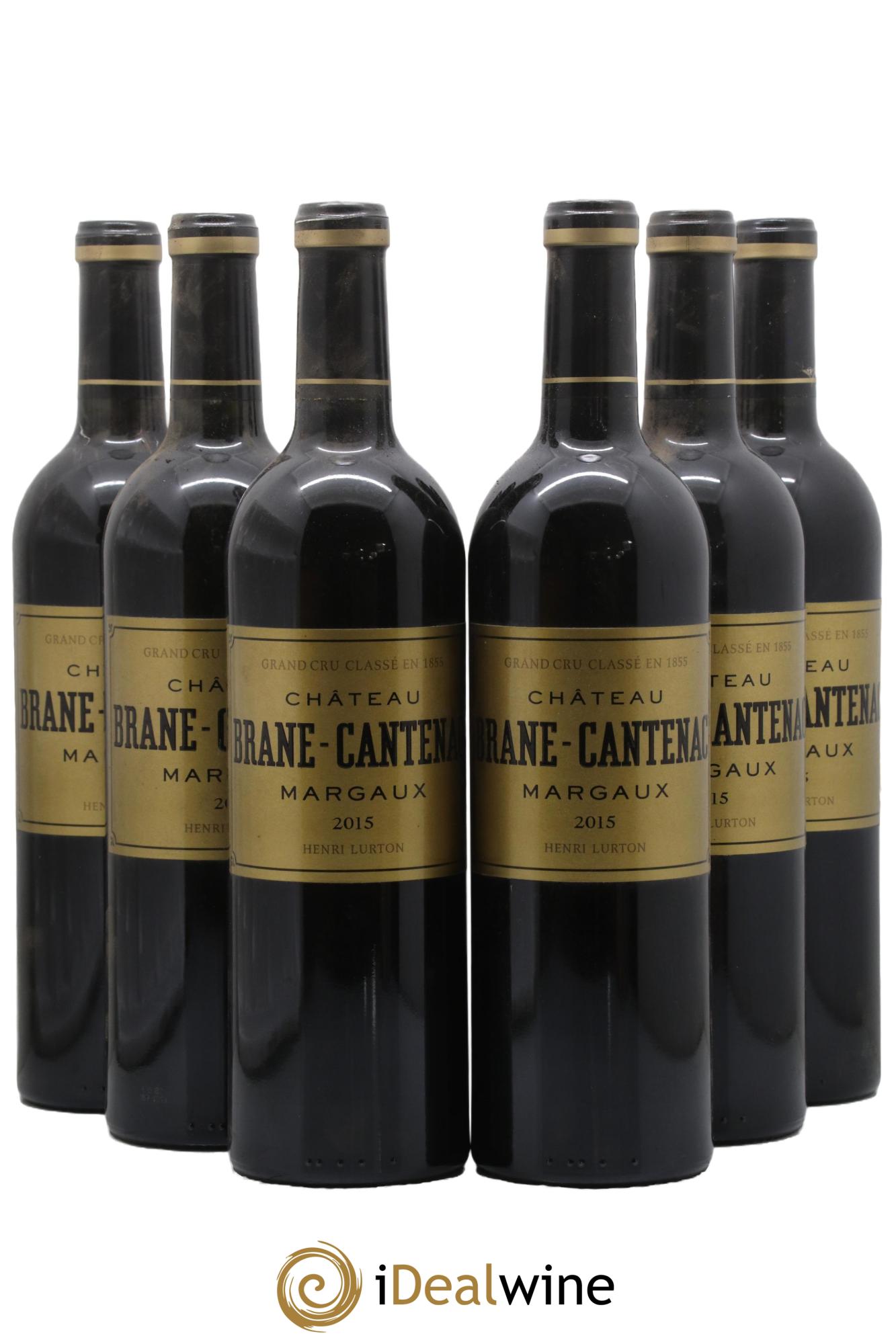 Château Brane Cantenac 2ème Grand Cru Classé 2015 - Lot de 6 bouteilles - 0