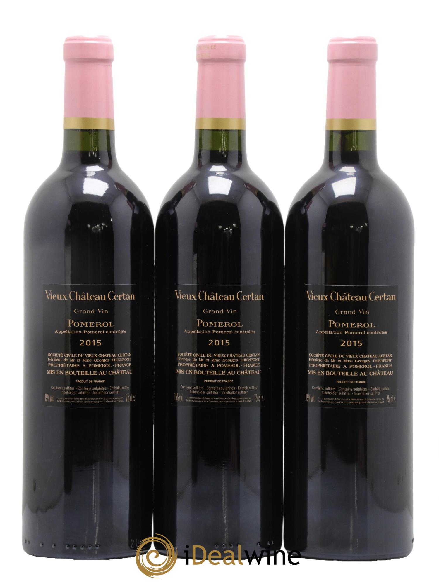 Vieux Château Certan 2015 - Posten von 6 Flaschen - 4