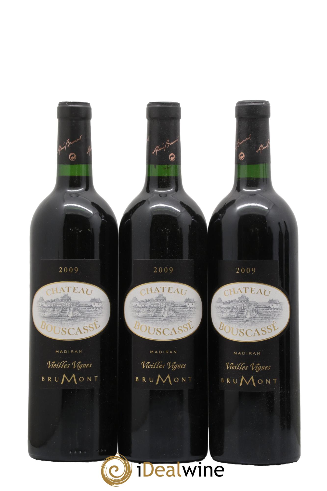 Madiran Vieilles Vignes Château Bouscassé - Alain Brumont 2009 - Lot de 6 bouteilles - 1