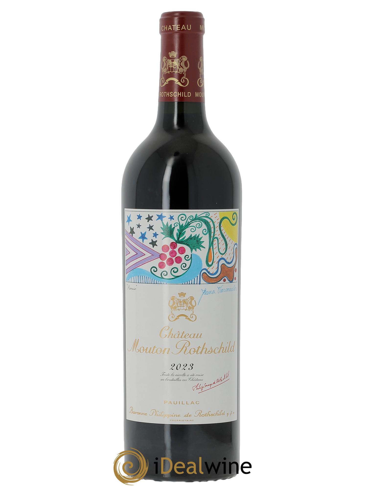 Château Mouton Rothschild 1er Grand Cru Classé (CBO à partir de 3 bts) 2023 - Lot de 1 bouteille - 0